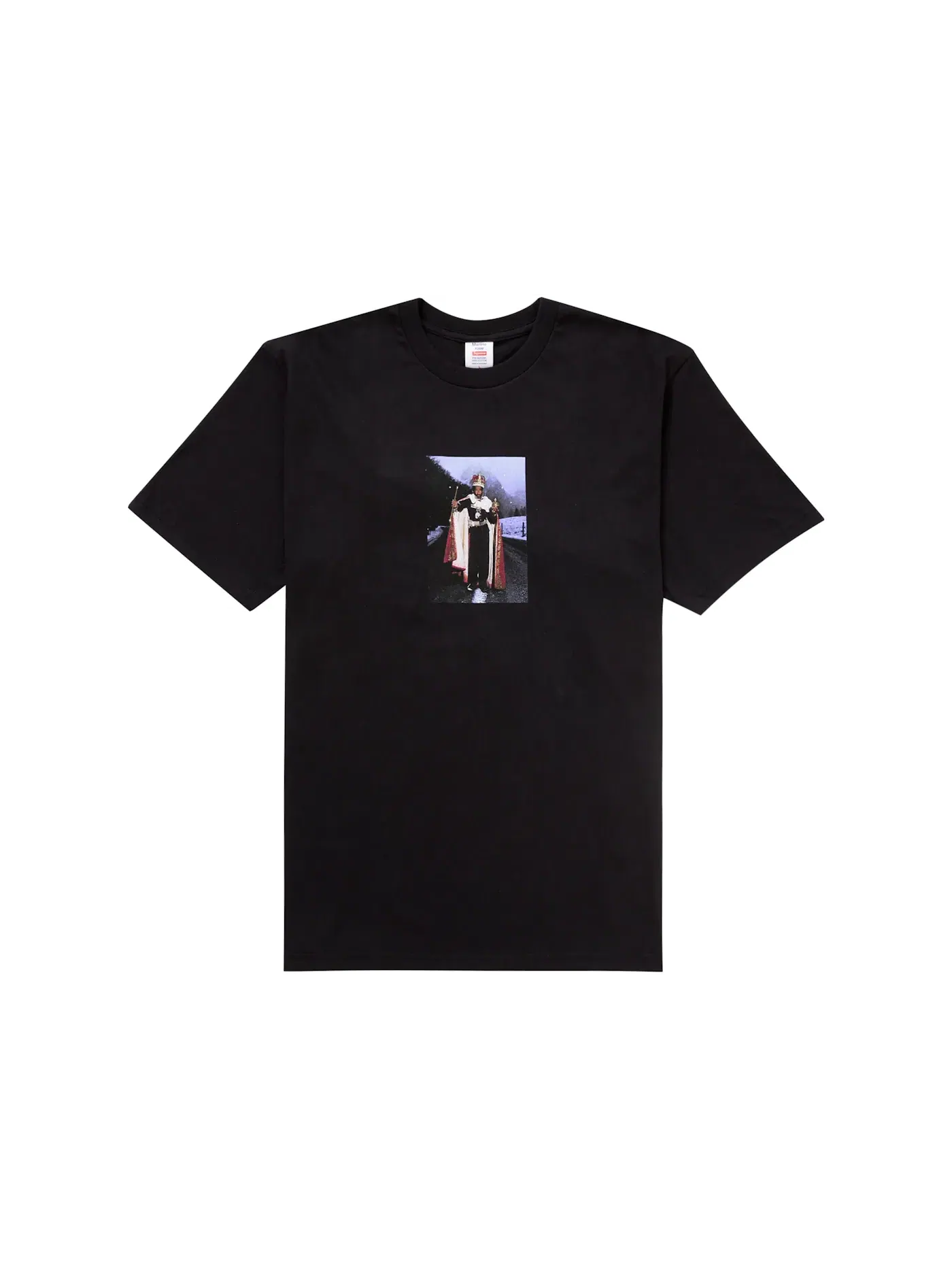 Мужская футболка с принтом Tee Supreme — изображение 1 из 2, черный