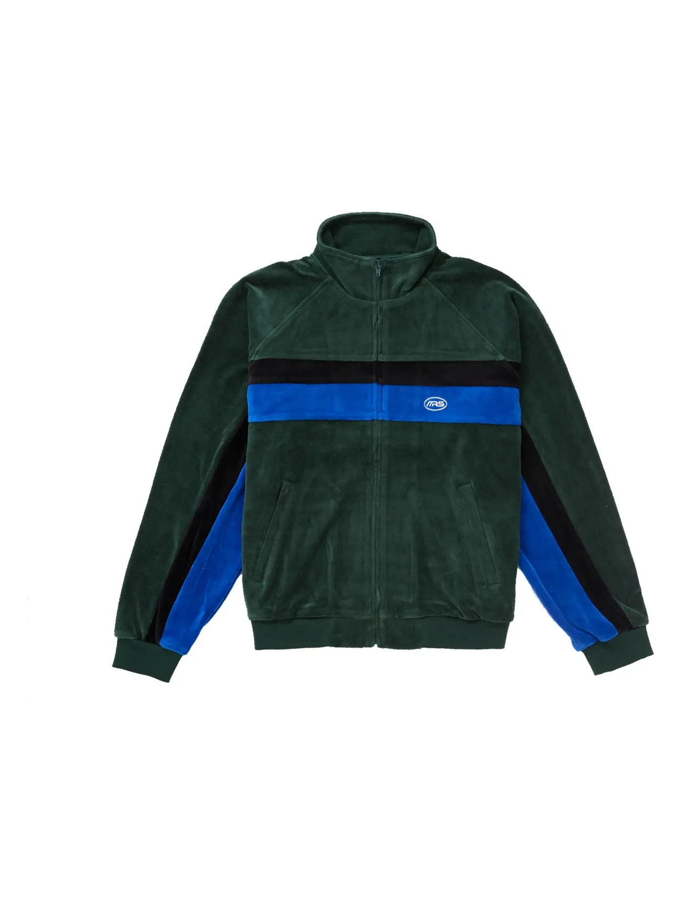 Мужская куртка из велюра Martine Rose Velour Track Jacket Supreme — изображение 2 из 2, зеленый