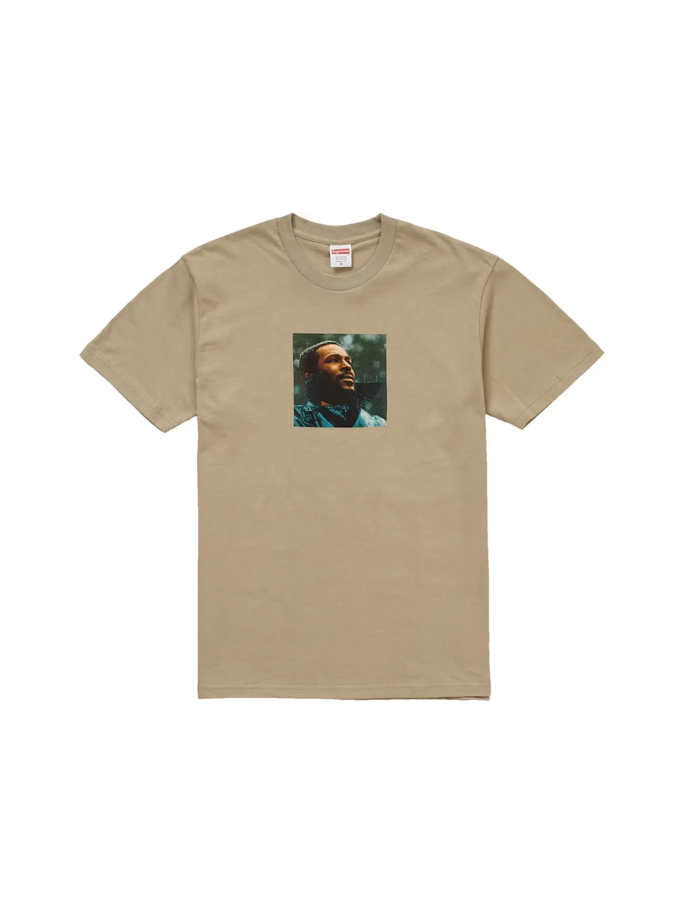 Мужская футболка с принтом Marvin Gaye Tee Supreme — изображение 1 из 1, глина