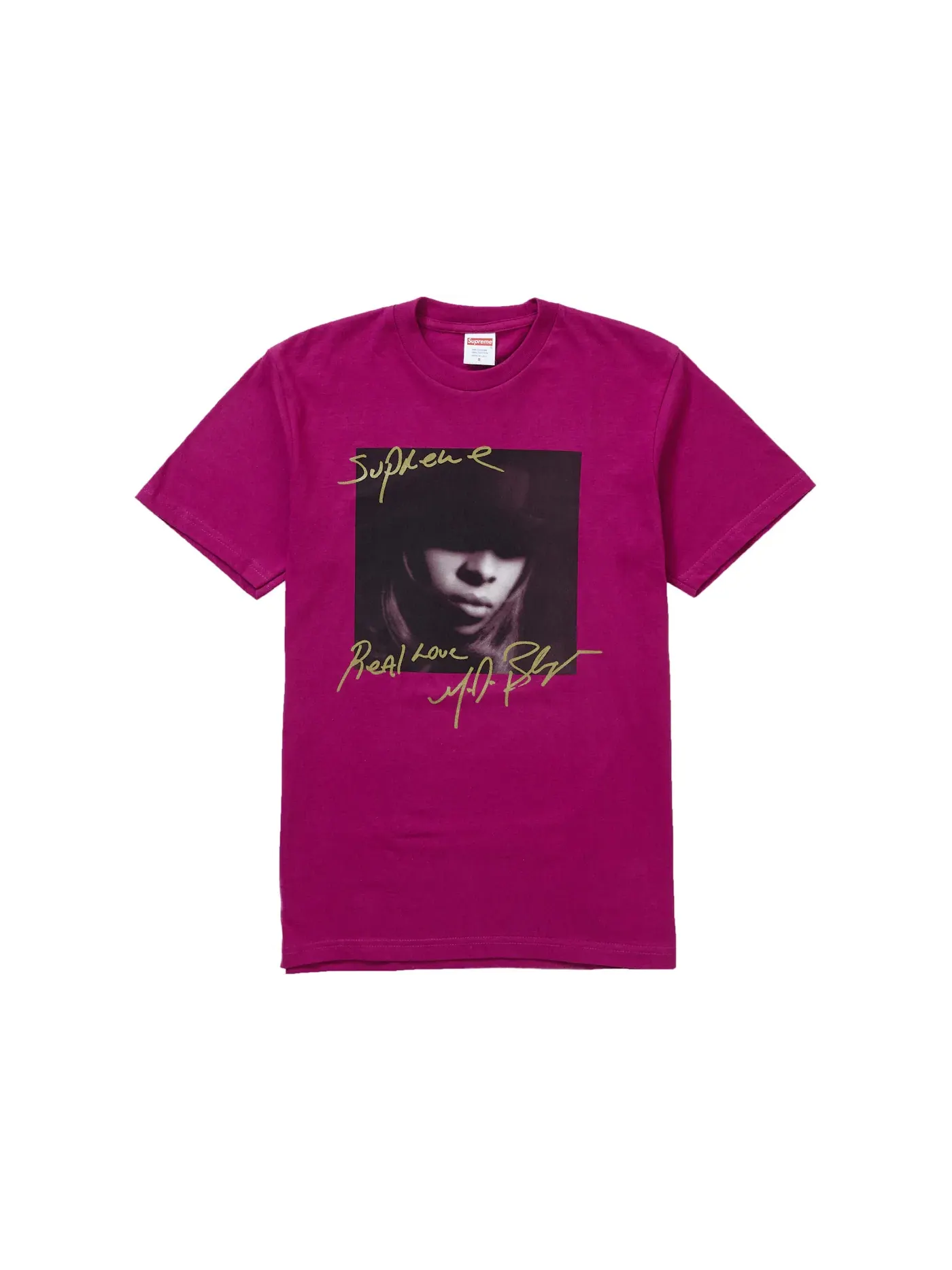 Мужская футболка с принтом Supreme Tee — изображение 1 из 1, маджента