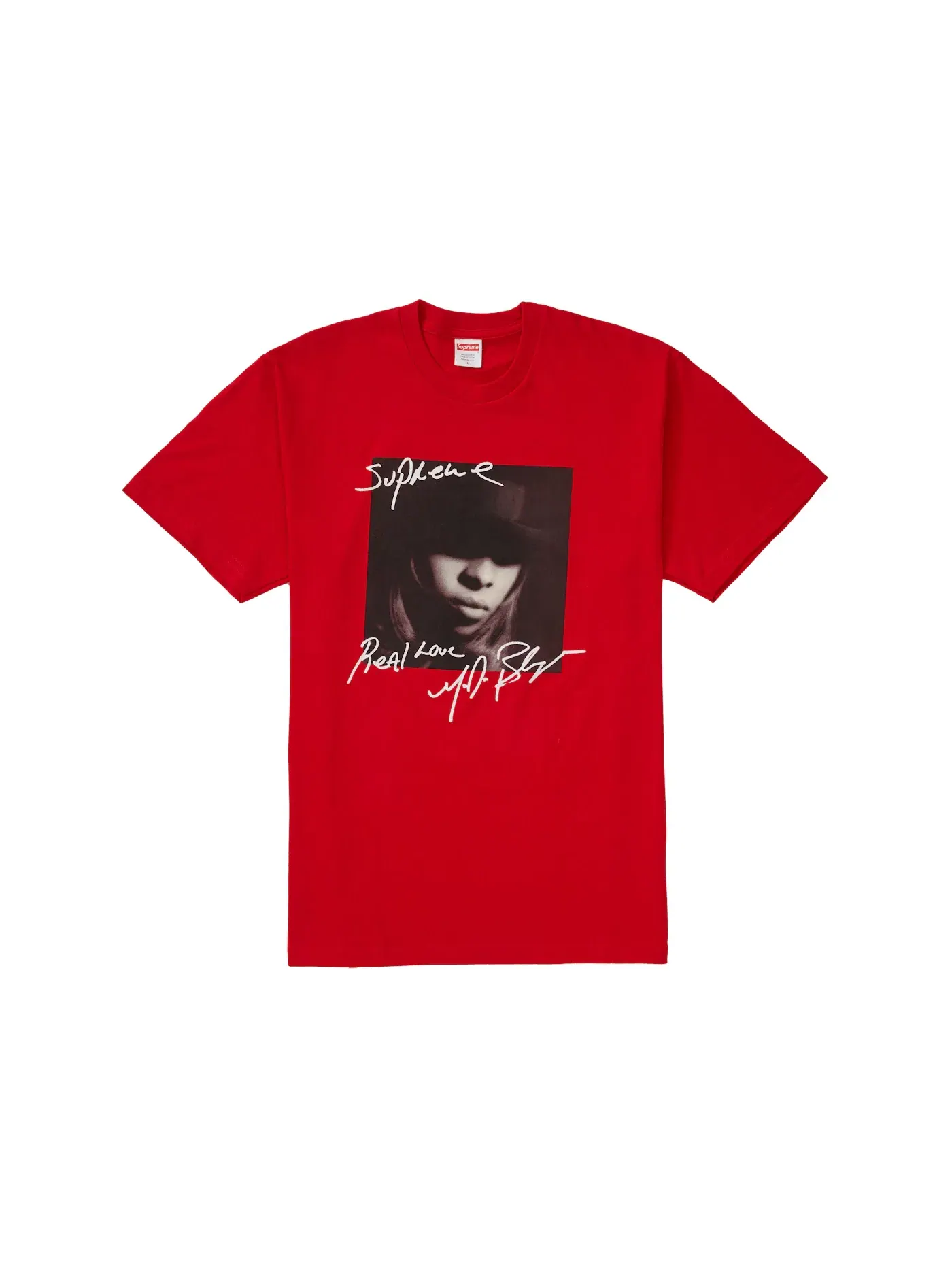 Мужская футболка с принтом Supreme Tee — изображение 1 из 1, красный