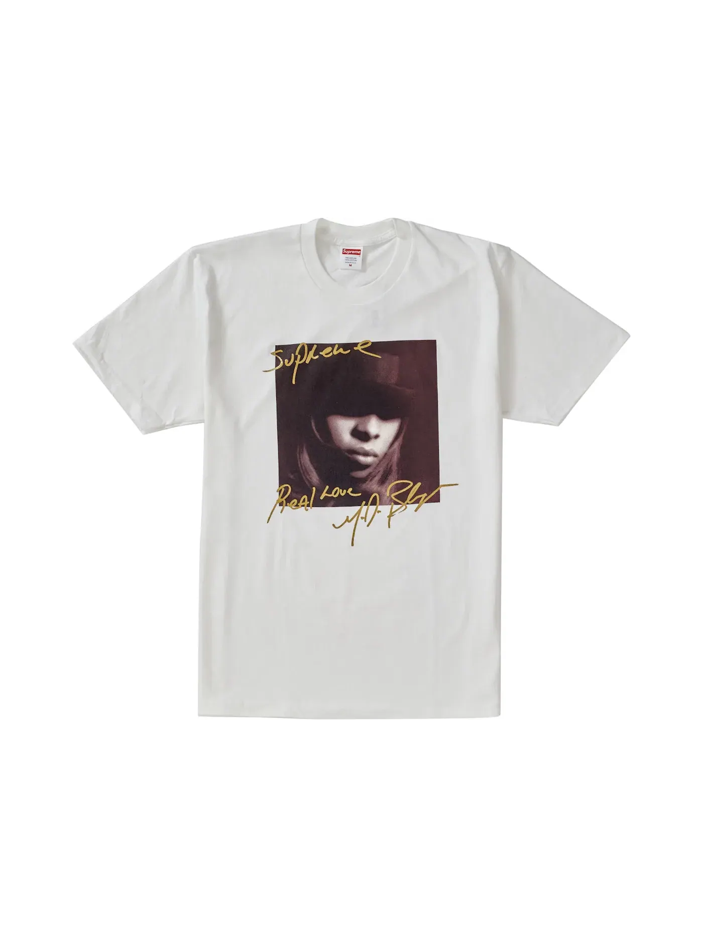Мужская футболка с принтом Supreme Tee — изображение 1 из 1, белый