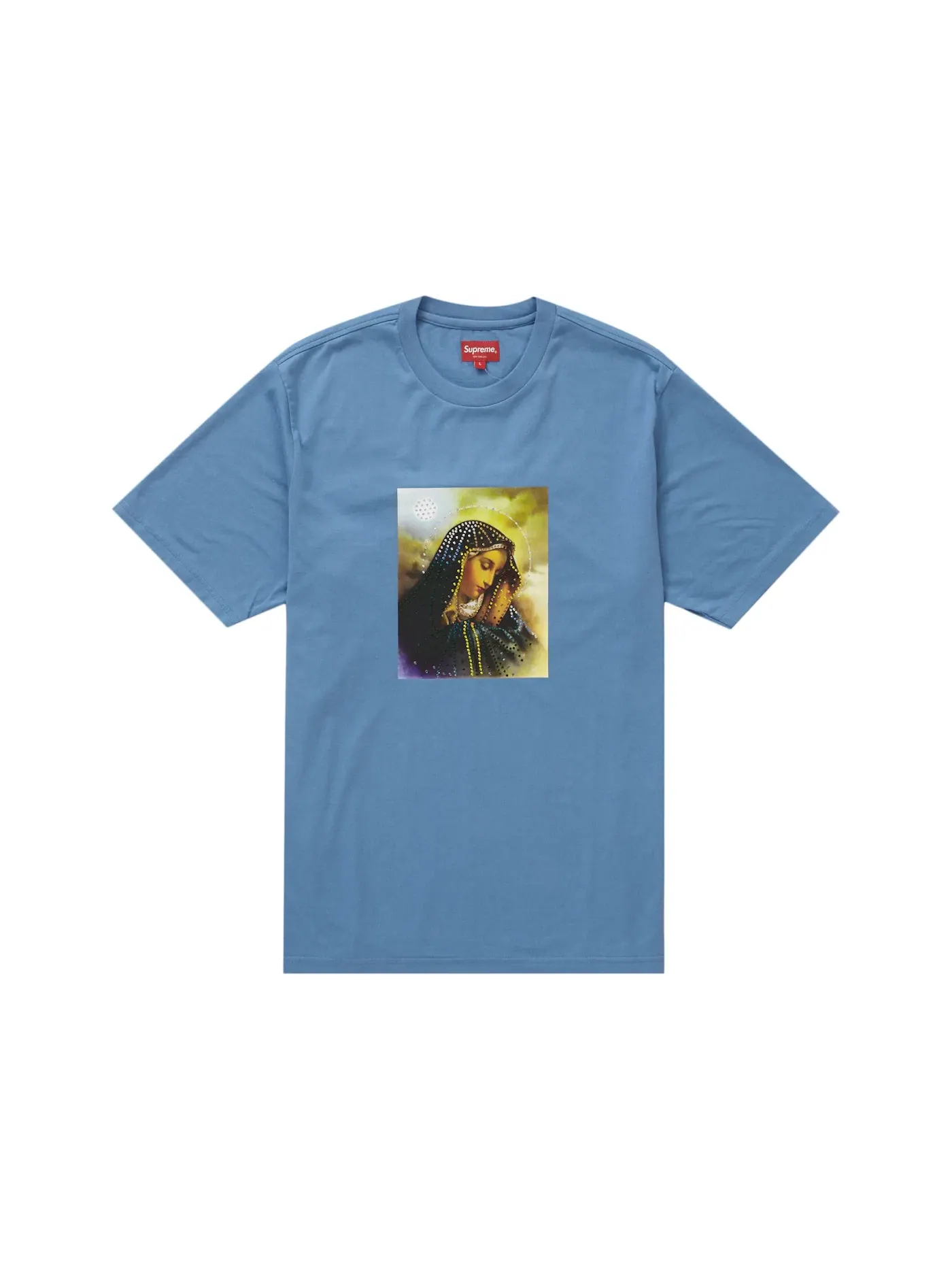 Мужская футболка с принтом Supreme Top, Light Royal — изображение 1 из 1