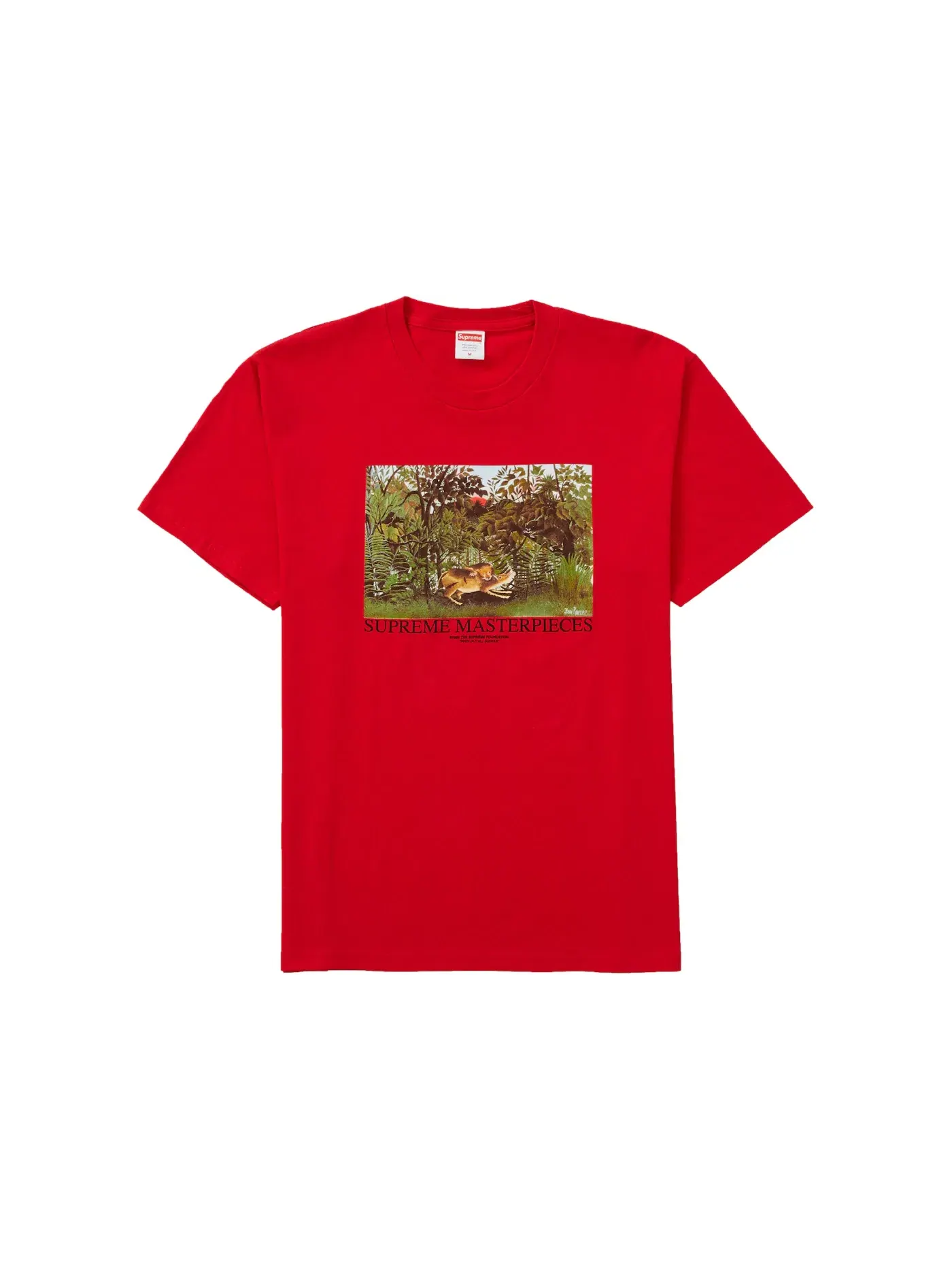 Мужская футболка с принтом Tee Supreme — изображение 1 из 1, красный