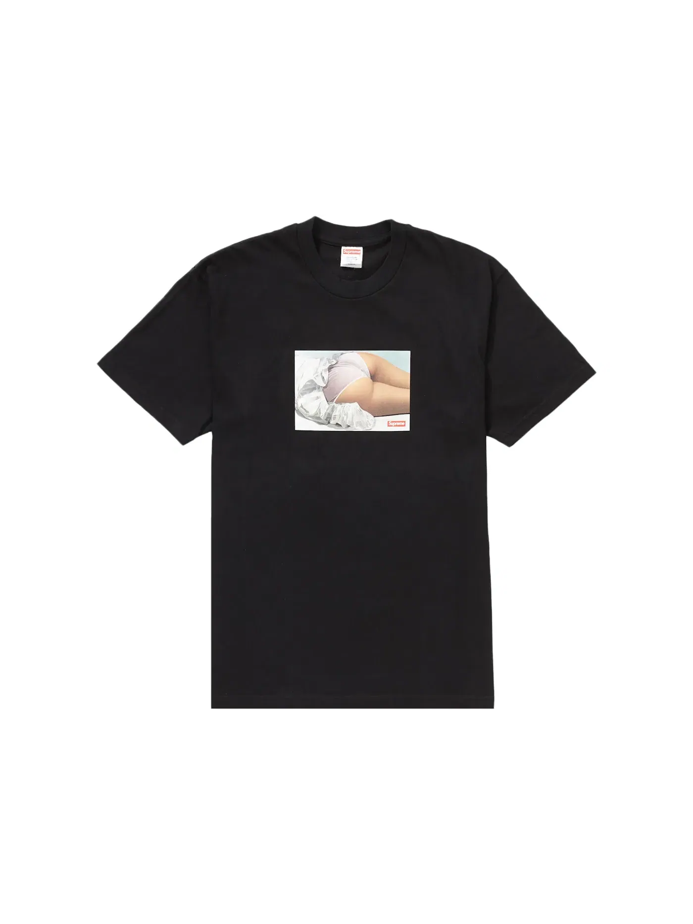Мужская футболка с принтом Supreme Tee — изображение 1 из 1, черный
