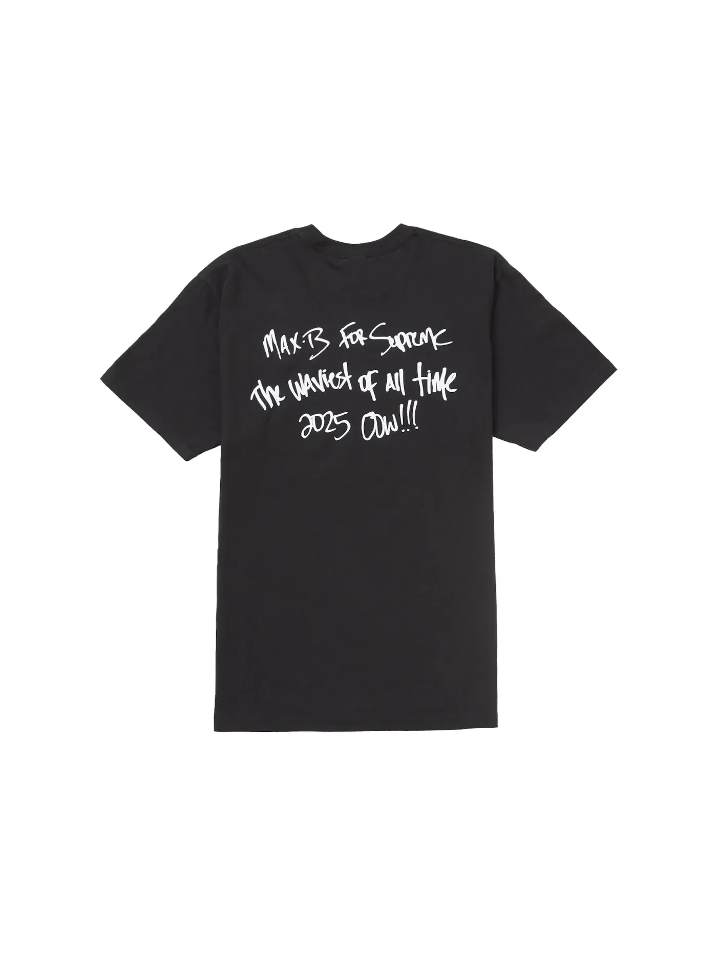 Мужская футболка с принтом Supreme Tee — изображение 2 из 2, черный
