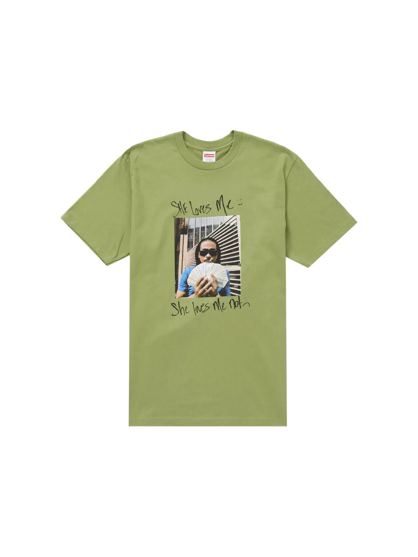 Мужская футболка Supreme Tee — изображение 1 из 2, мох
