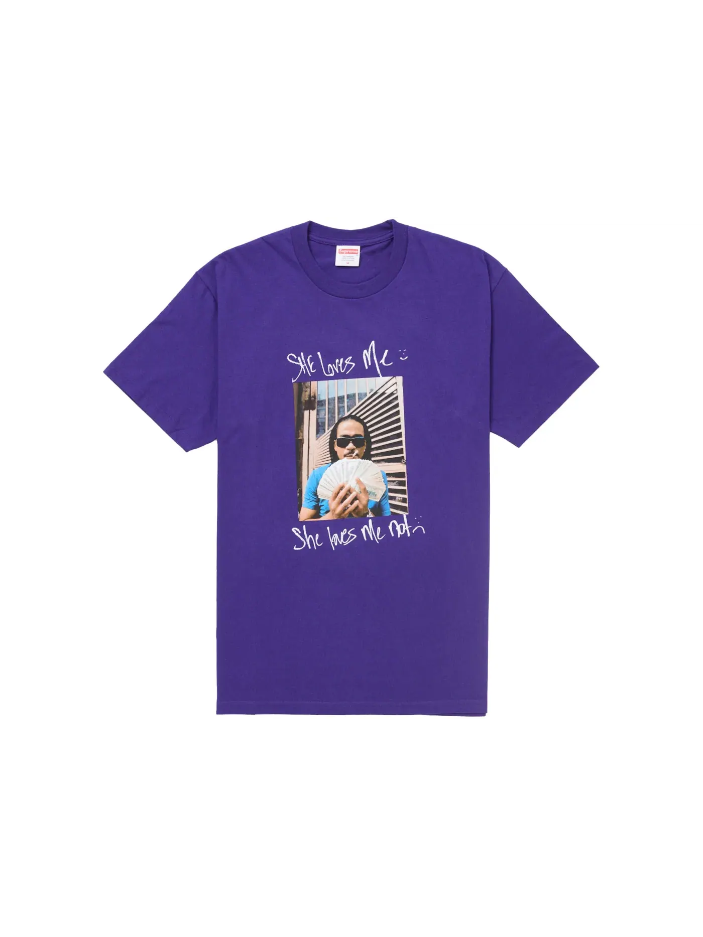 Мужская футболка Supreme Tee — изображение 1 из 2, фиолетовый