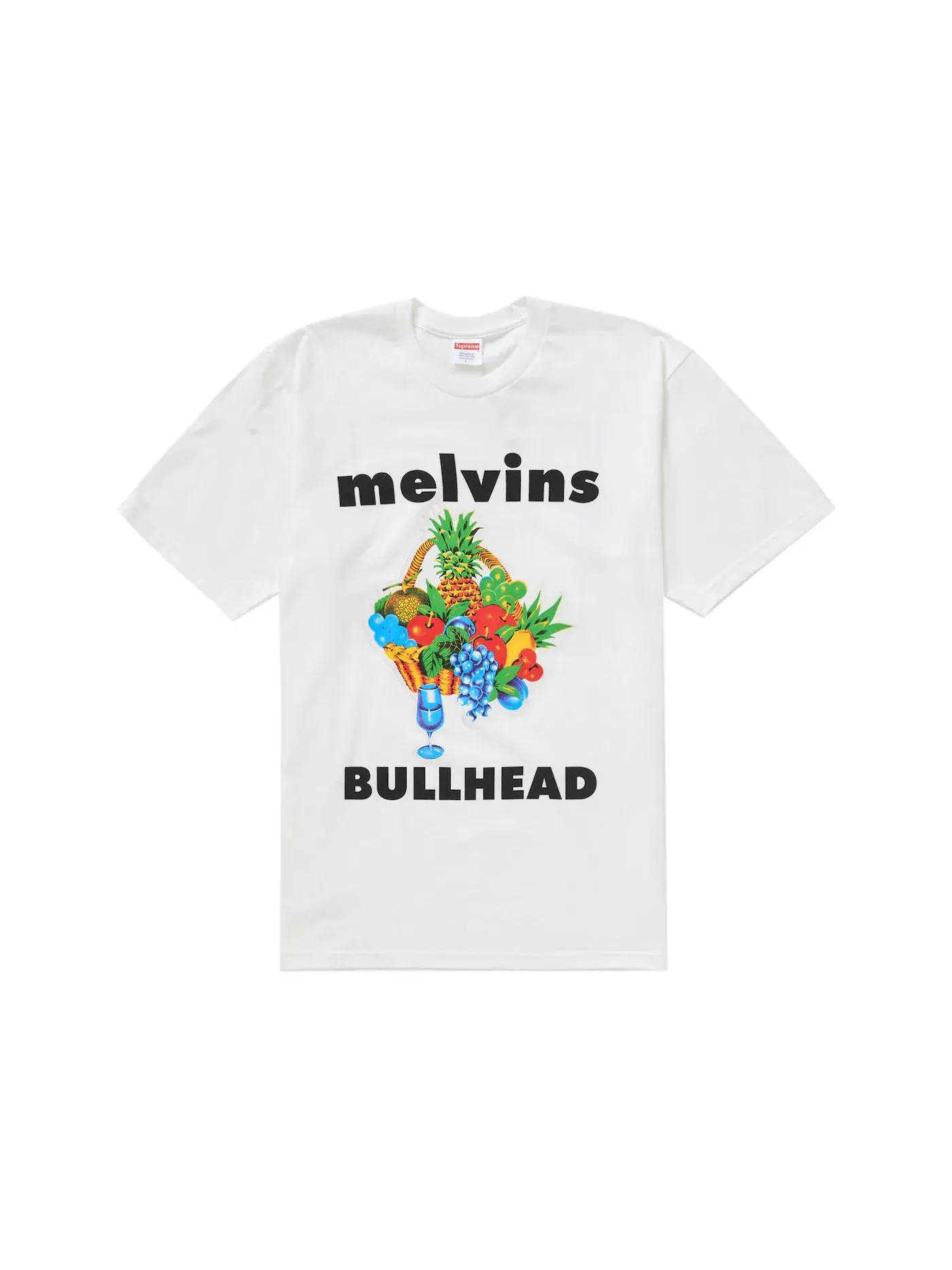 Мужская футболка с принтом Supreme Bullhead Tee — изображение 1 из 2, белый
