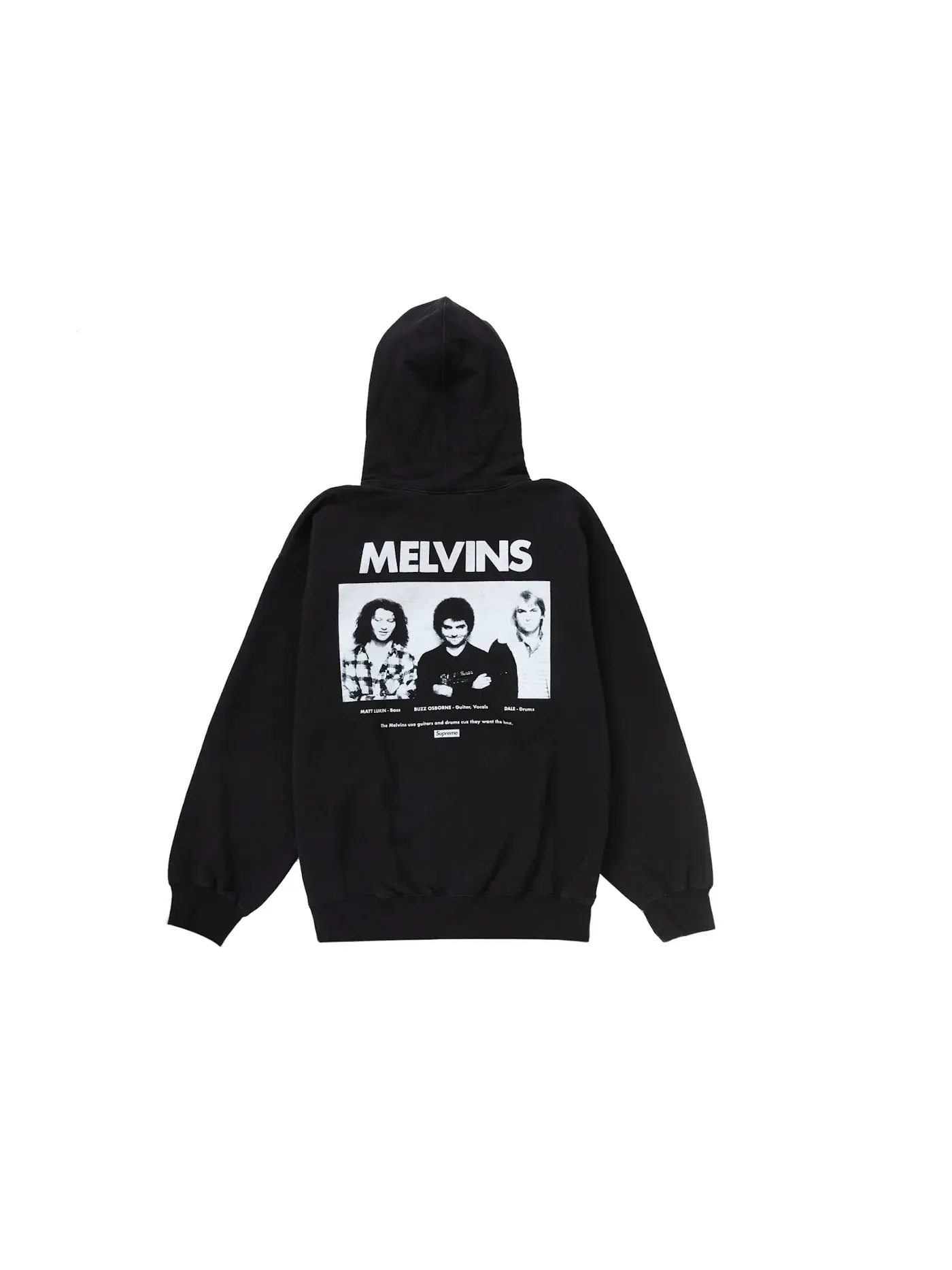 Мужская худи Supreme Melvins — изображение 2 из 2, черный