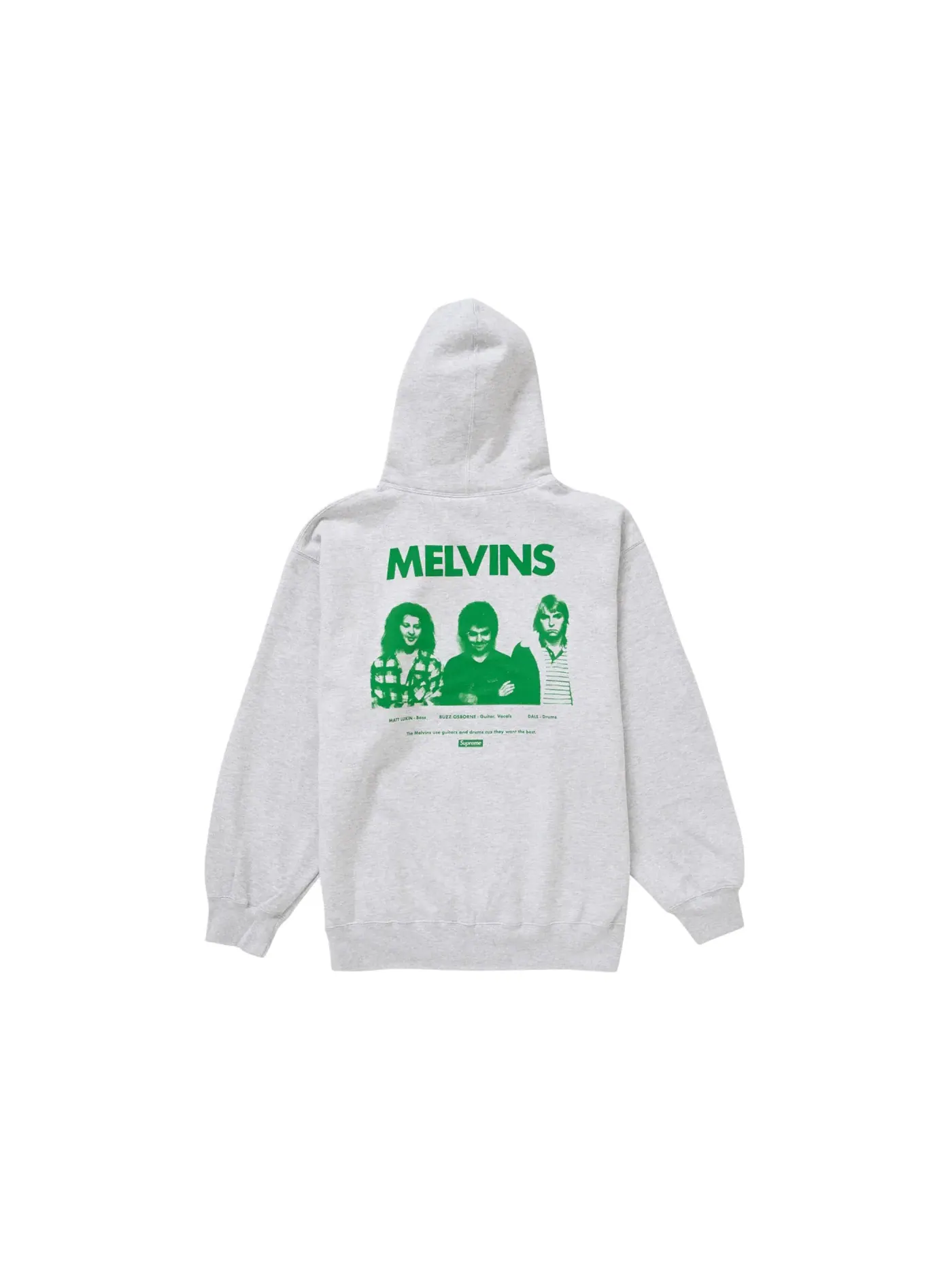 Мужская худи Supreme Melvins — изображение 2 из 2, серый