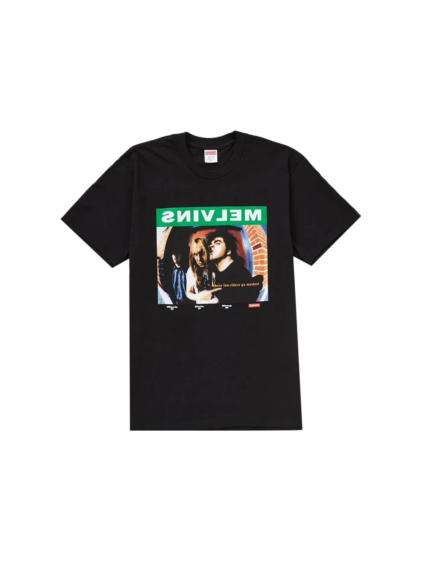 Мужская футболка с принтом Supreme Melvins Prick — изображение 1 из 2, черный