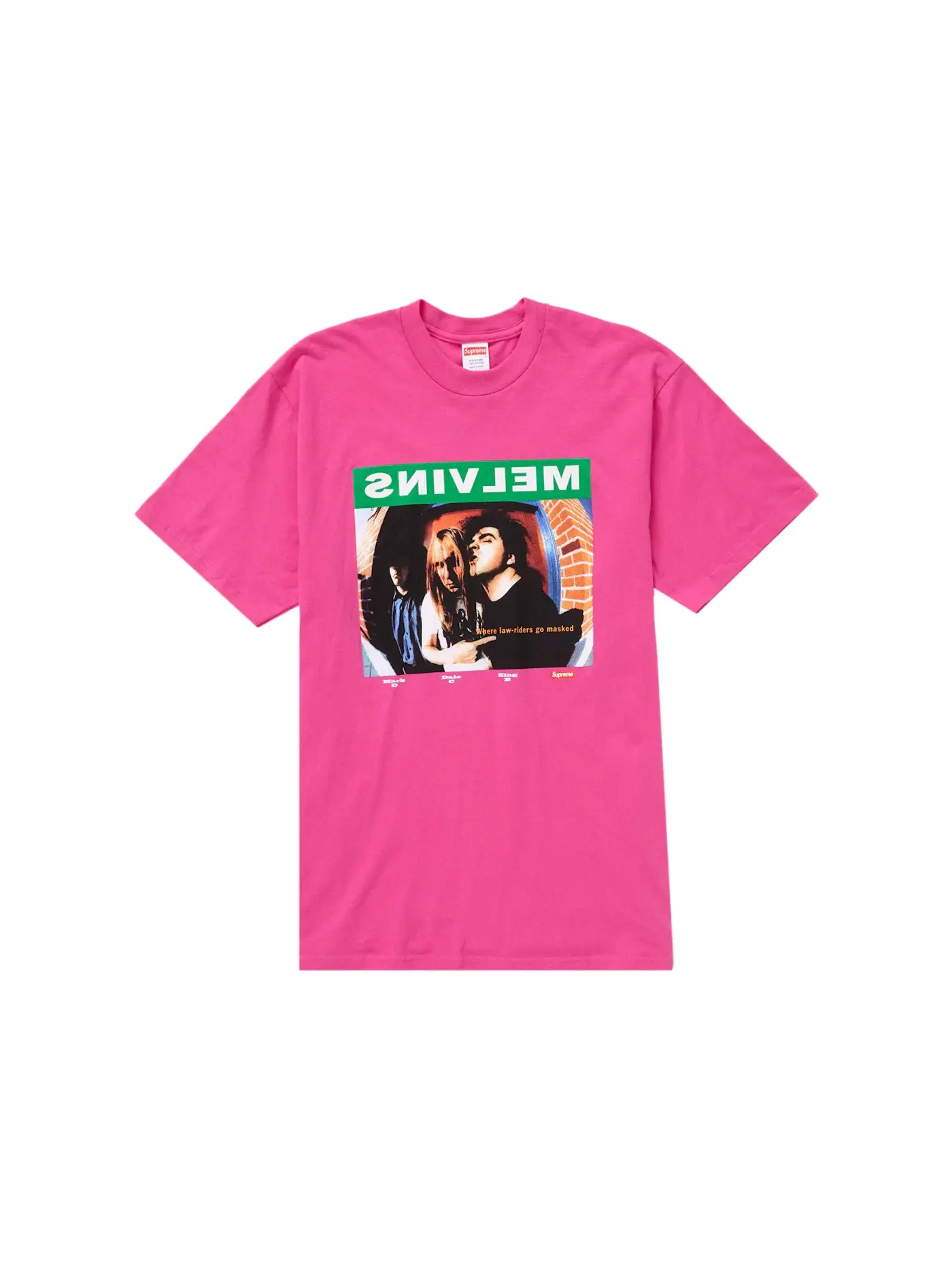 Мужская футболка с принтом Supreme Fuchsia — изображение 1 из 2