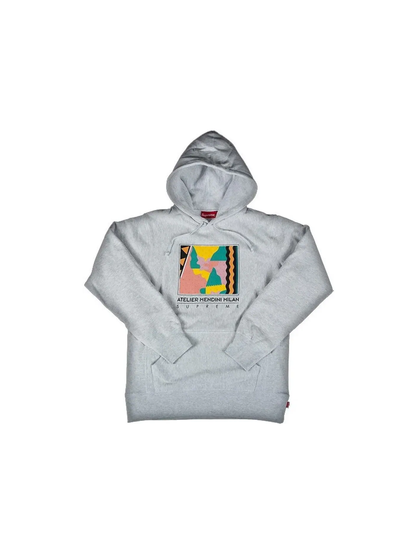 Мужская худи с капюшоном Supreme Sweatshirt — изображение 1 из 1, серый