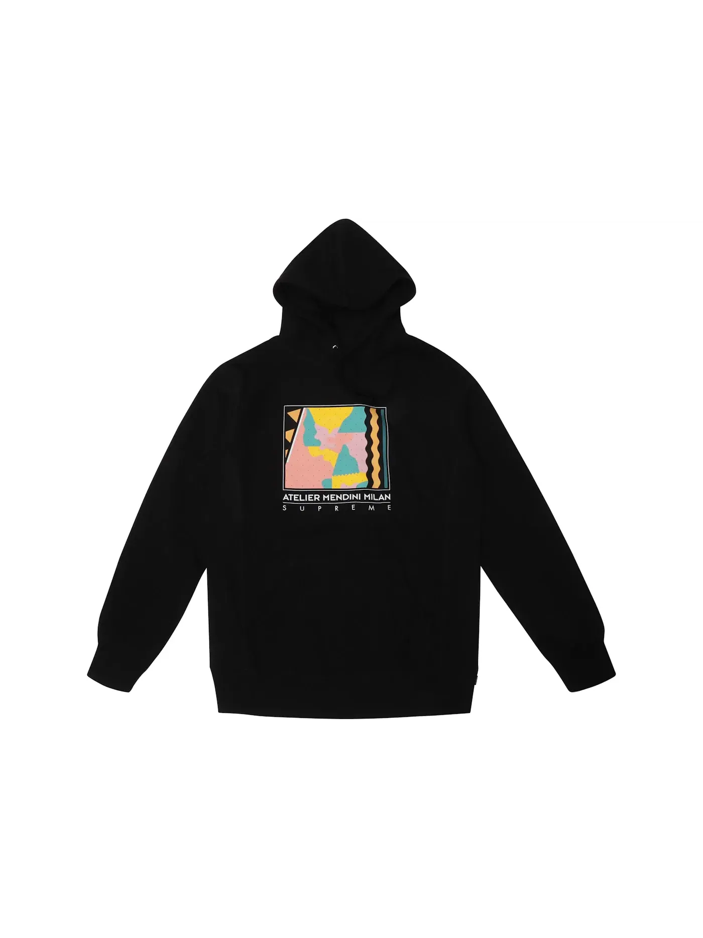 Мужская худи с капюшоном Supreme Mendini — изображение 1 из 1, черный