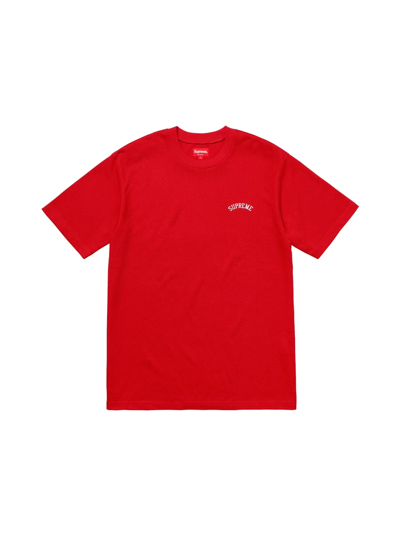 Мужская футболка с принтом Supreme Arc Logo Tee — изображение 1 из 1, красный