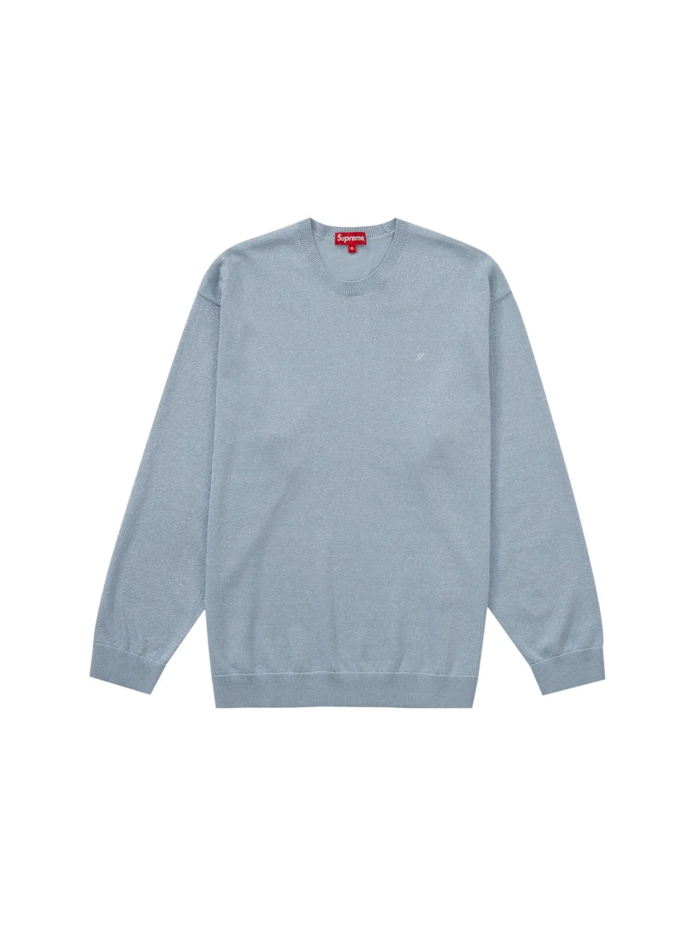 Мужская футболка Supreme Metallic L/S Top — изображение 1 из 1, слат