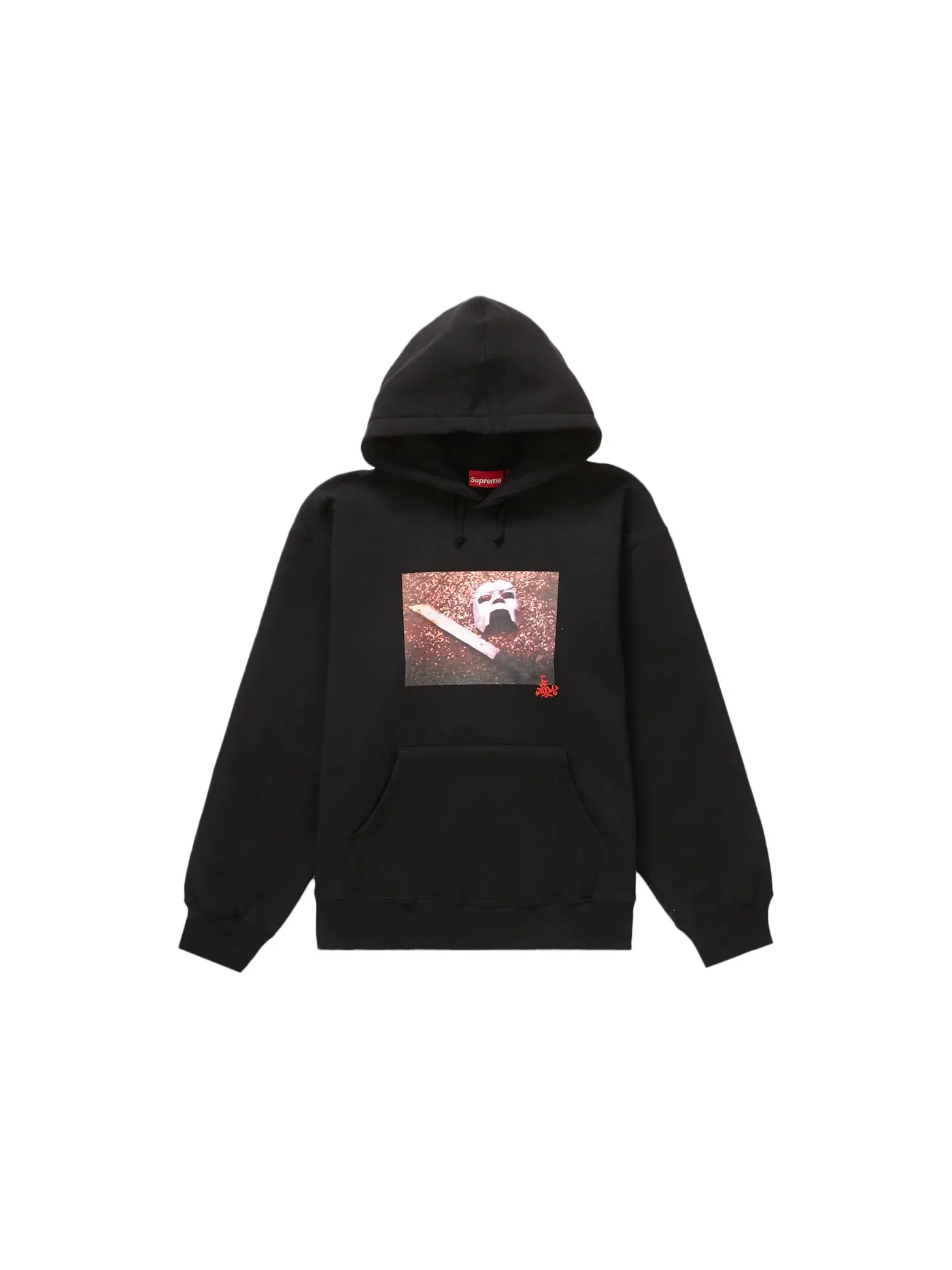 Мужской худи с принтом MF DOOM Supreme — изображение 1 из 2, черный