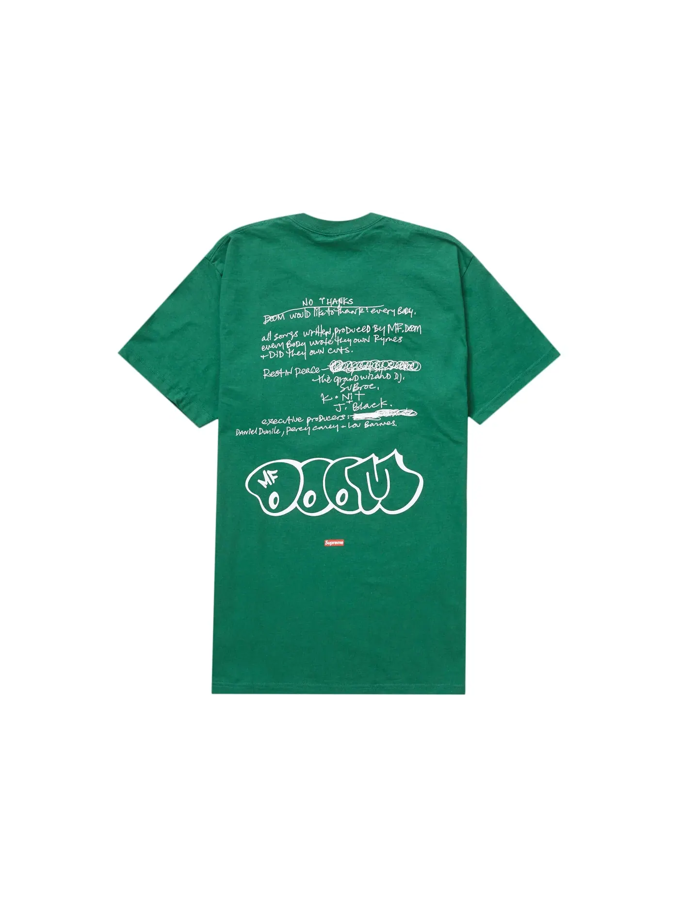 Мужская футболка с принтом Tee Supreme — изображение 2 из 2, зеленый