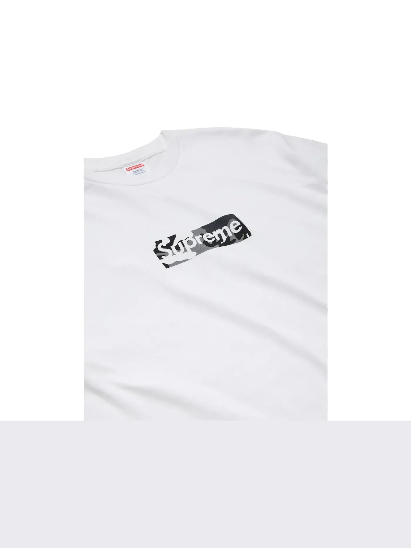 Мужская футболка с принтом Supreme Miami Box Logo Tee — изображение 3 из 6, белый