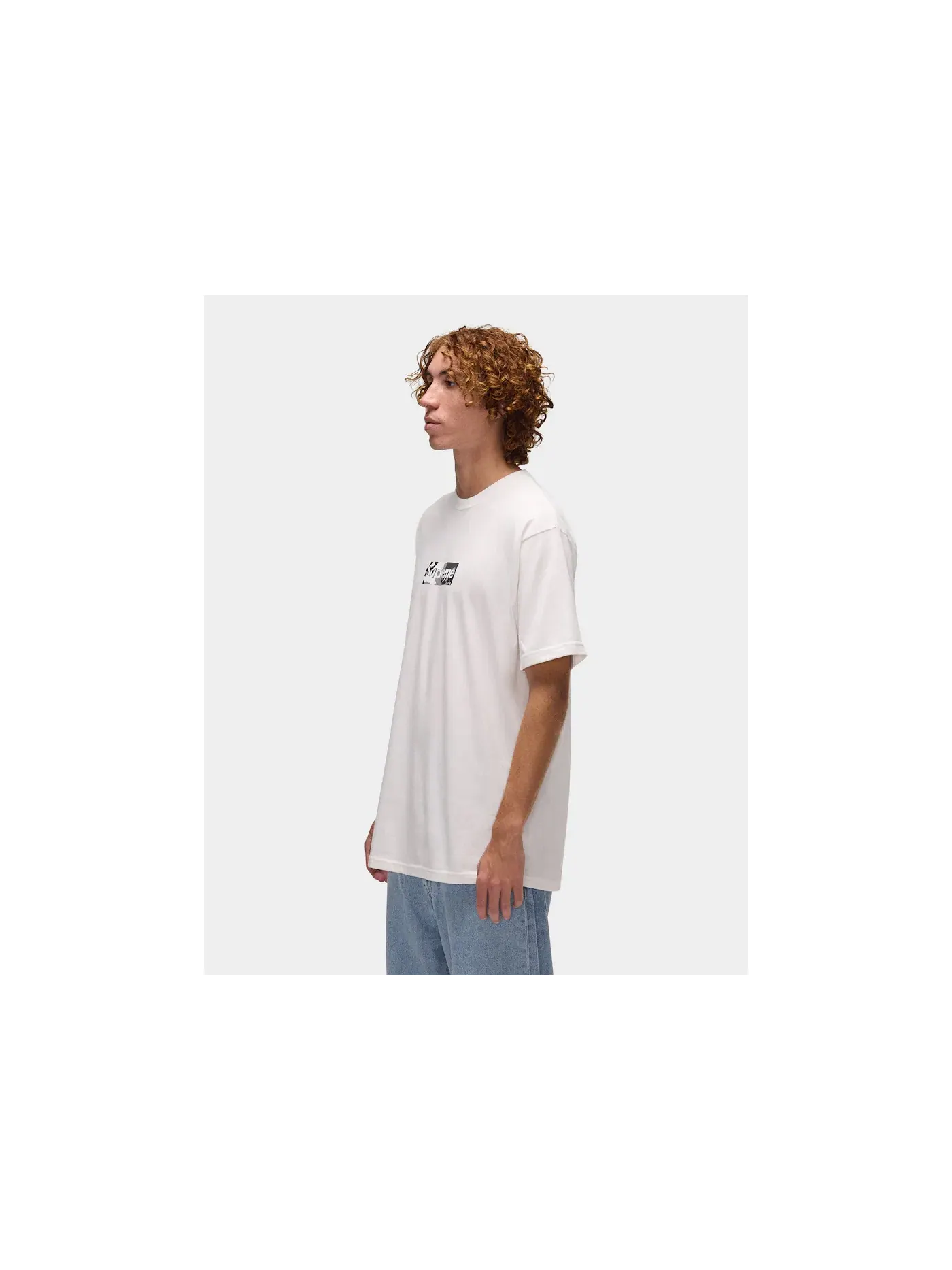 Мужская футболка с принтом Supreme Miami Box Logo Tee — изображение 4 из 6, белый