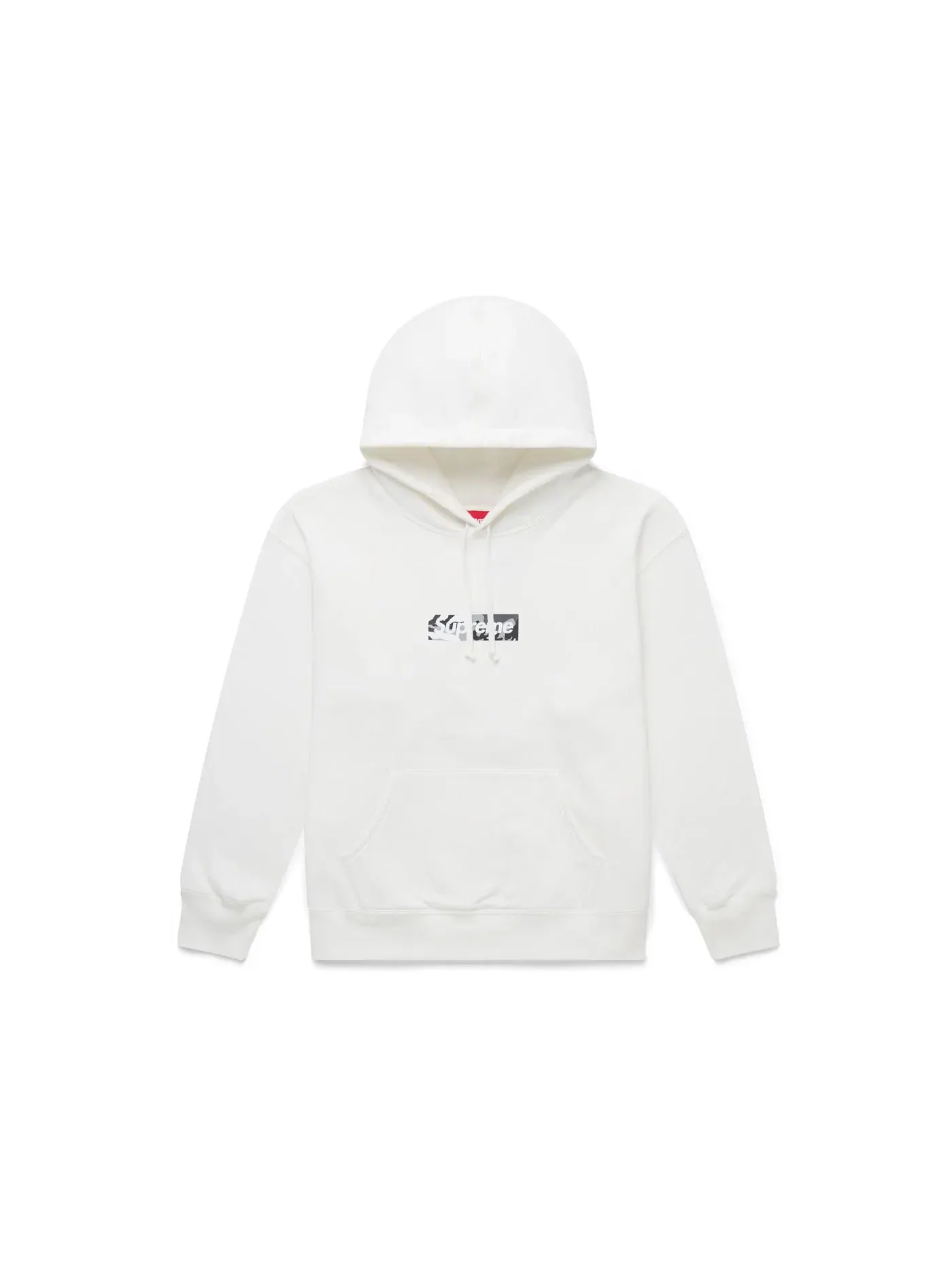 Мужской свитшот с принтом Supreme Miami Box Logo Sweatshirt — изображение 1 из 6, белый