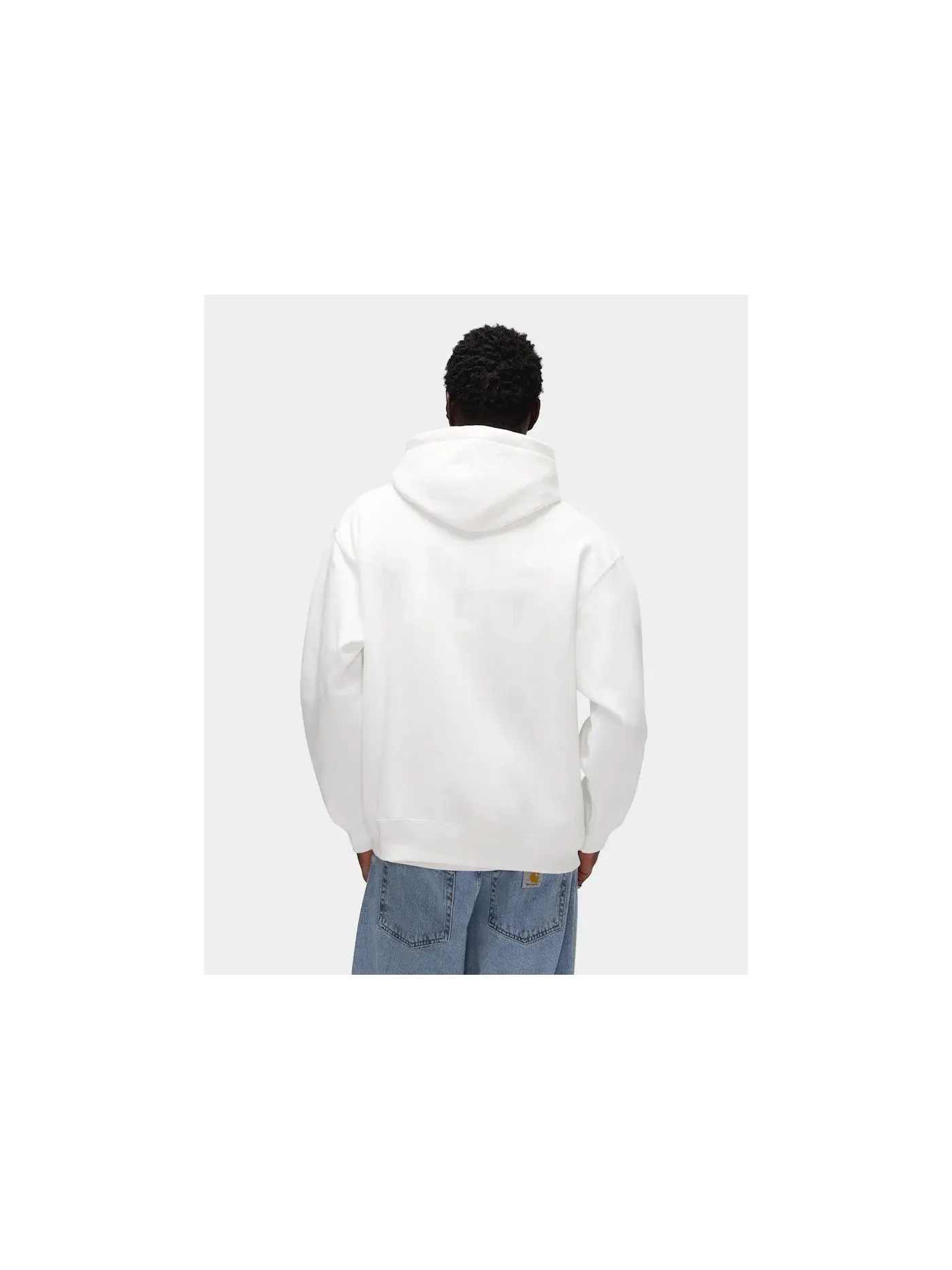 Мужской свитшот с принтом Supreme Miami Box Logo Sweatshirt — изображение 5 из 6, белый