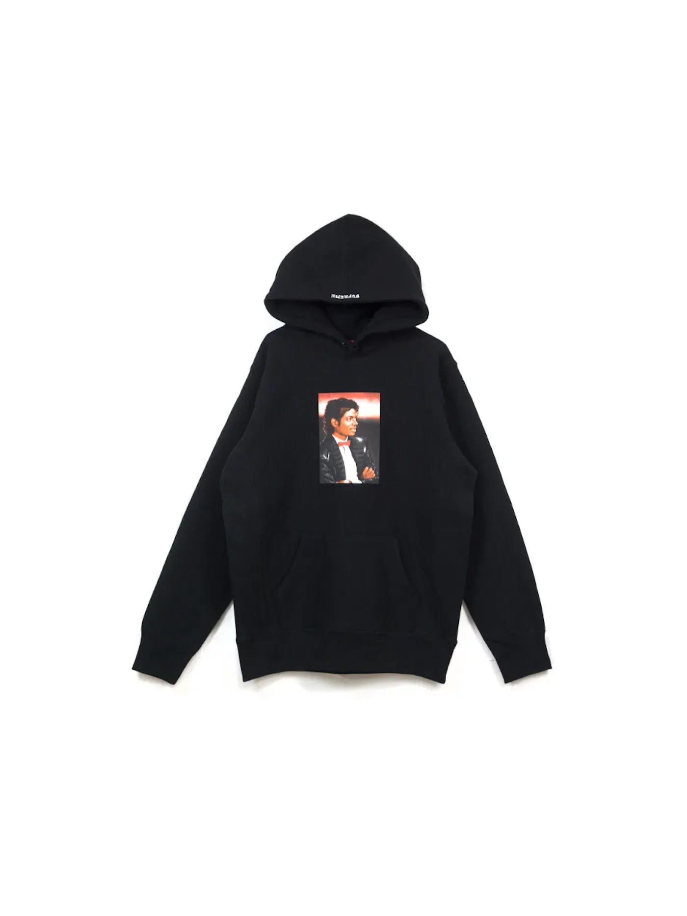 Мужской худ с принтом Michael Jackson Supreme — изображение 1 из 1, черный