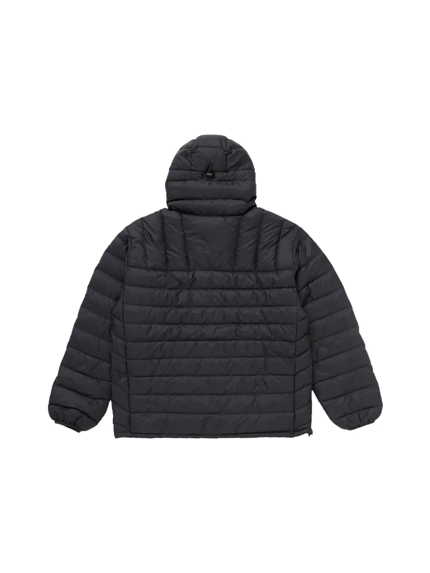 Мужской пуховый полузастегнутый пуловер с капюшоном Supreme Pullover (FW24) Black — изображение 2 из 2