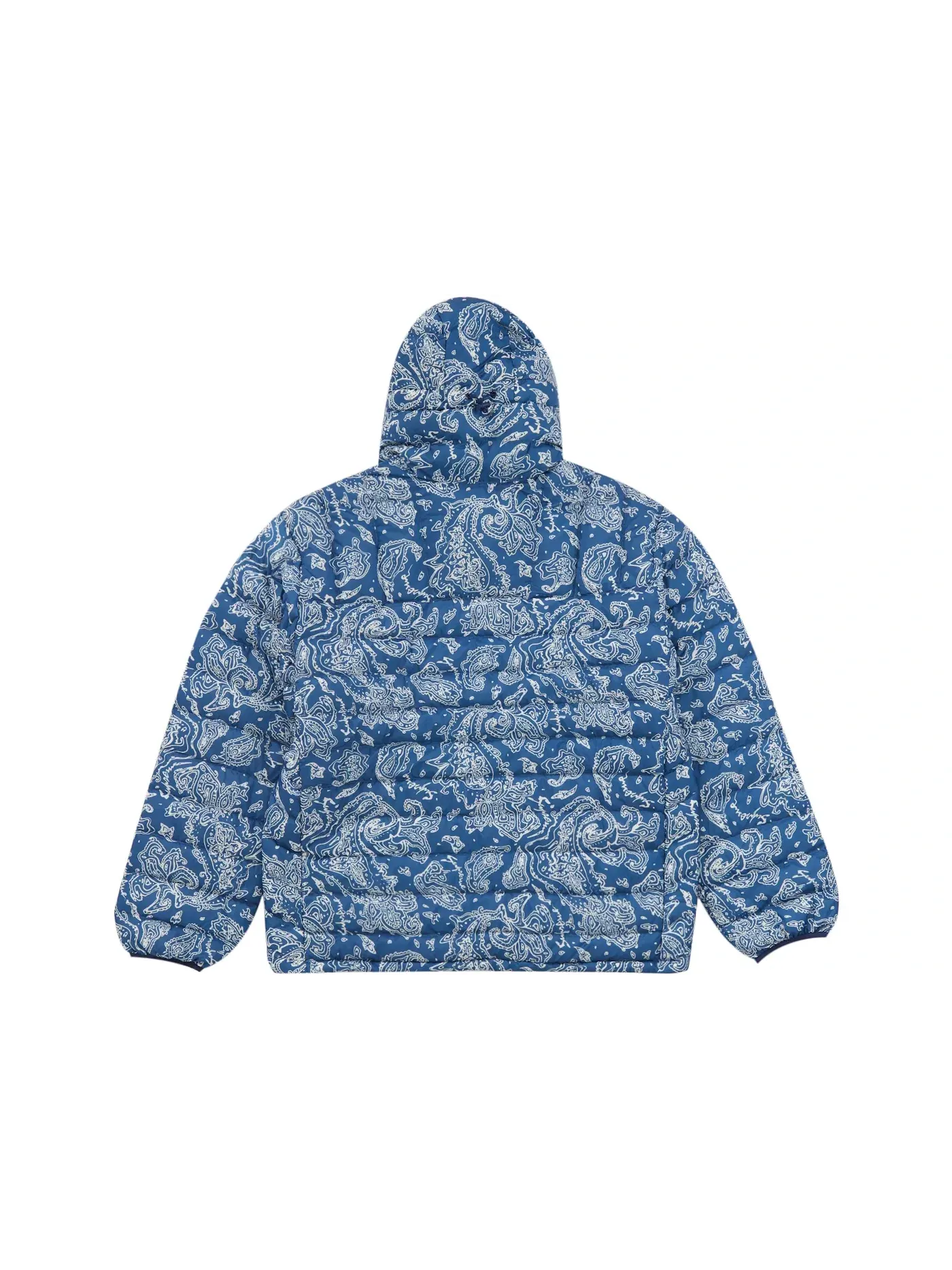 Мужской пуловер с капюшоном на молнии с принтом Supreme Pullover (FW22) — изображение 2 из 2, синий