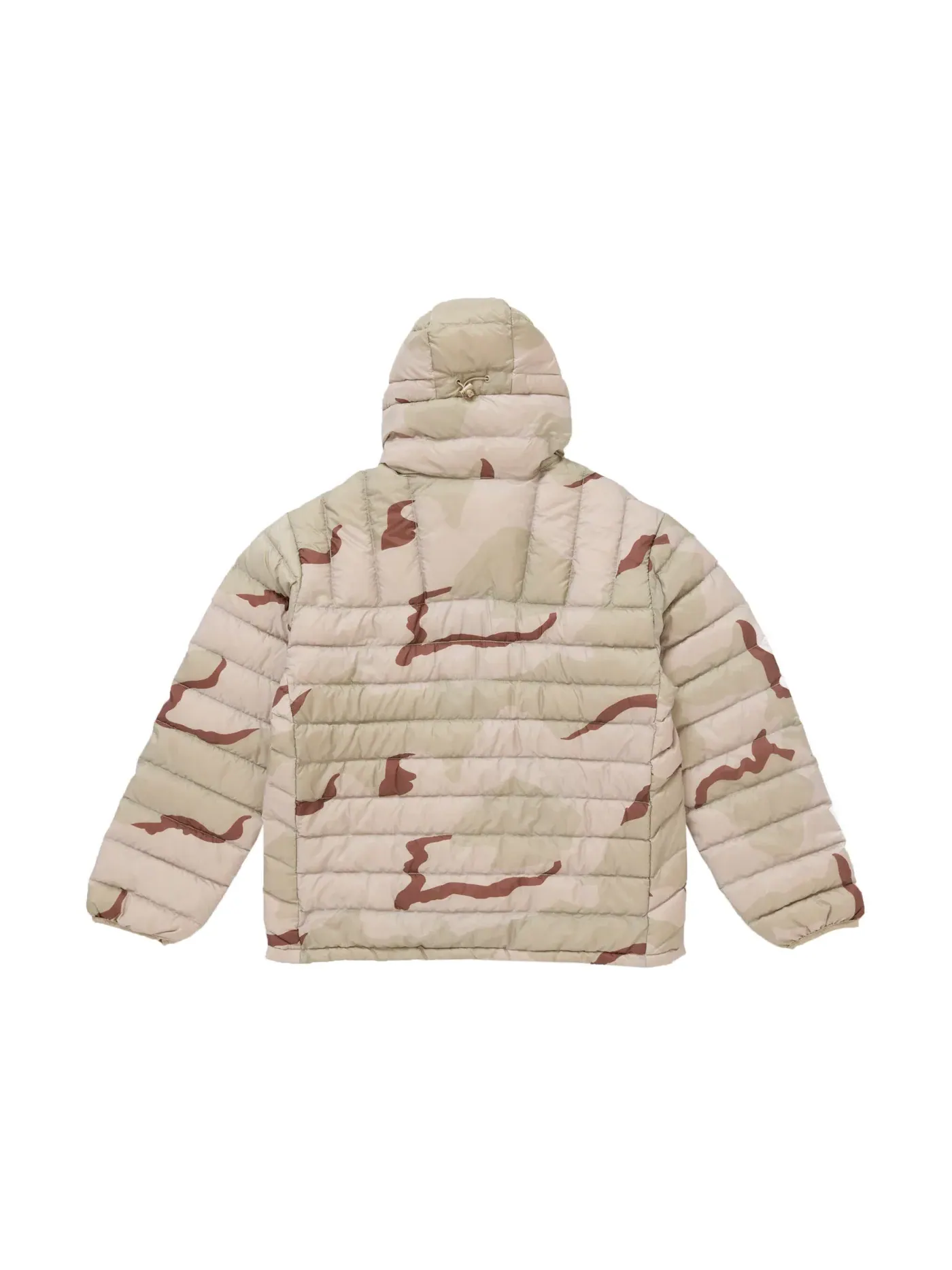 Мужской пуловер с капюшоном на микропуху с полузастежкой-молнией Desert Camo Supreme — изображение 2 из 2