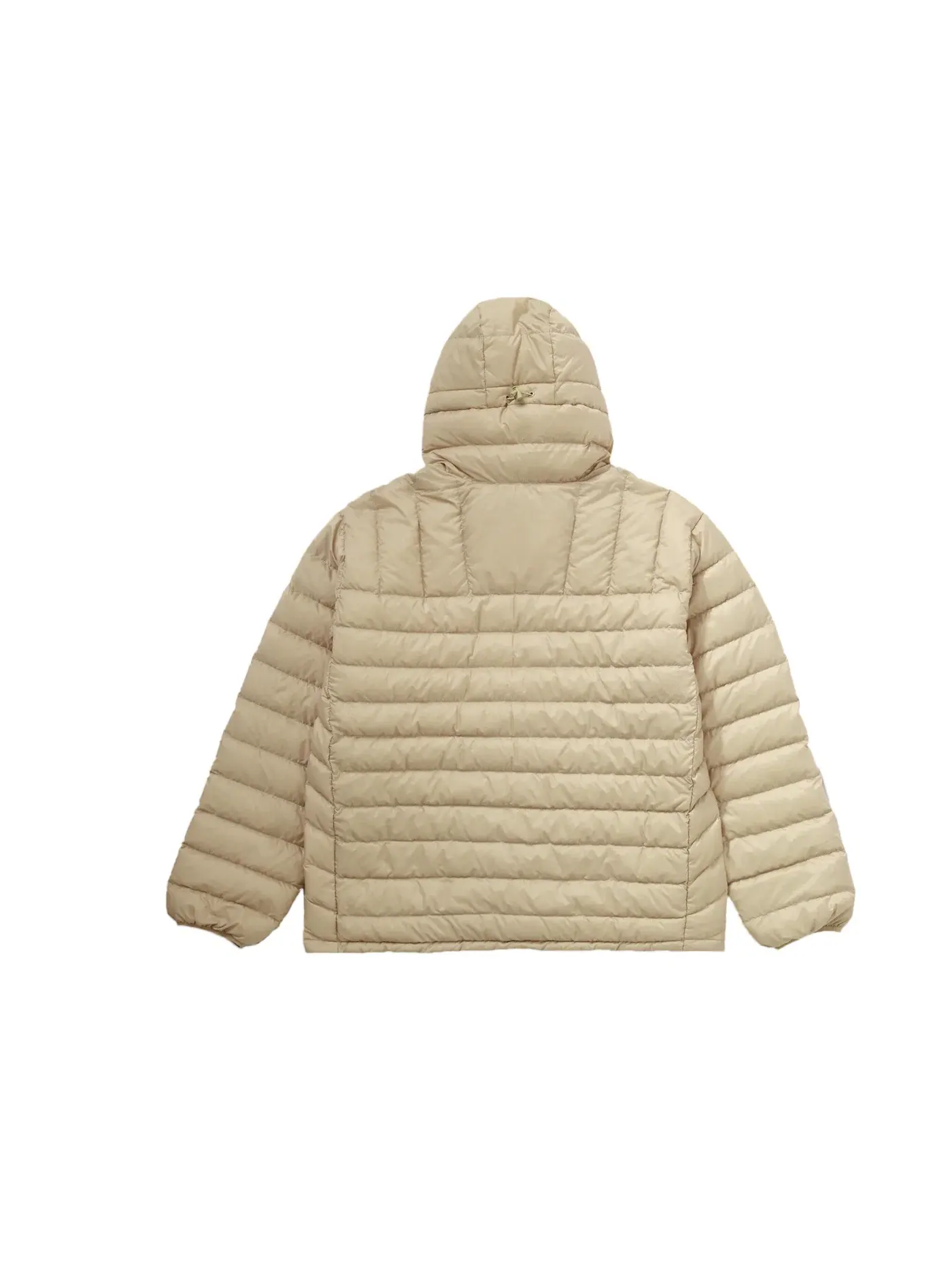Мужской пуловер с капюшоном Supreme Micro Down Half Zip Hooded Pullover (FW22) — изображение 2 из 2, бежевый