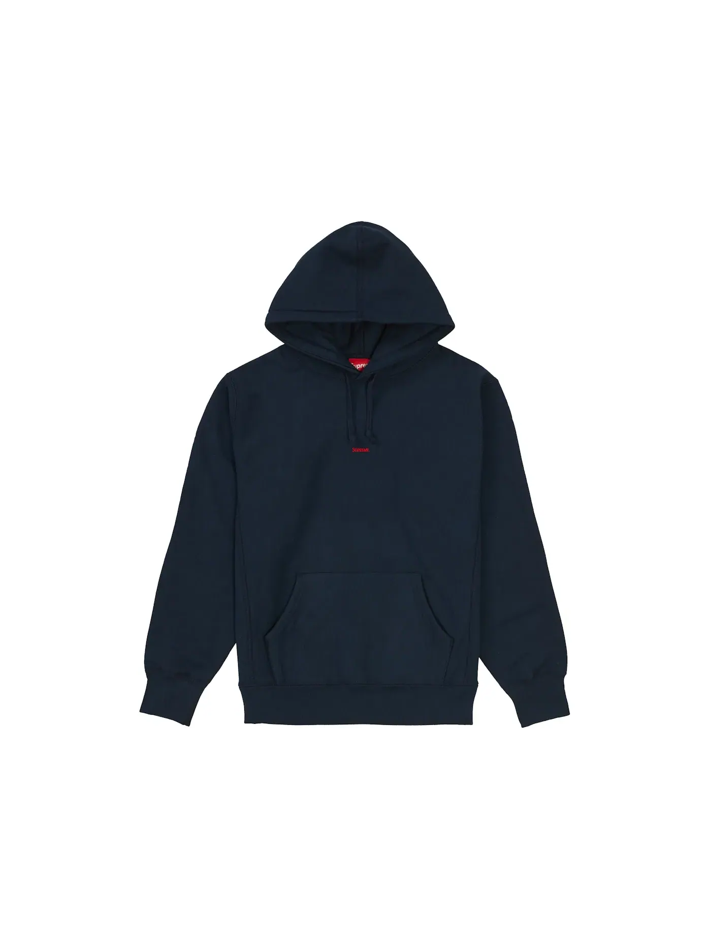 Мужская худи Supreme Hooded Sweatshirt — изображение 1 из 1, темно-синий