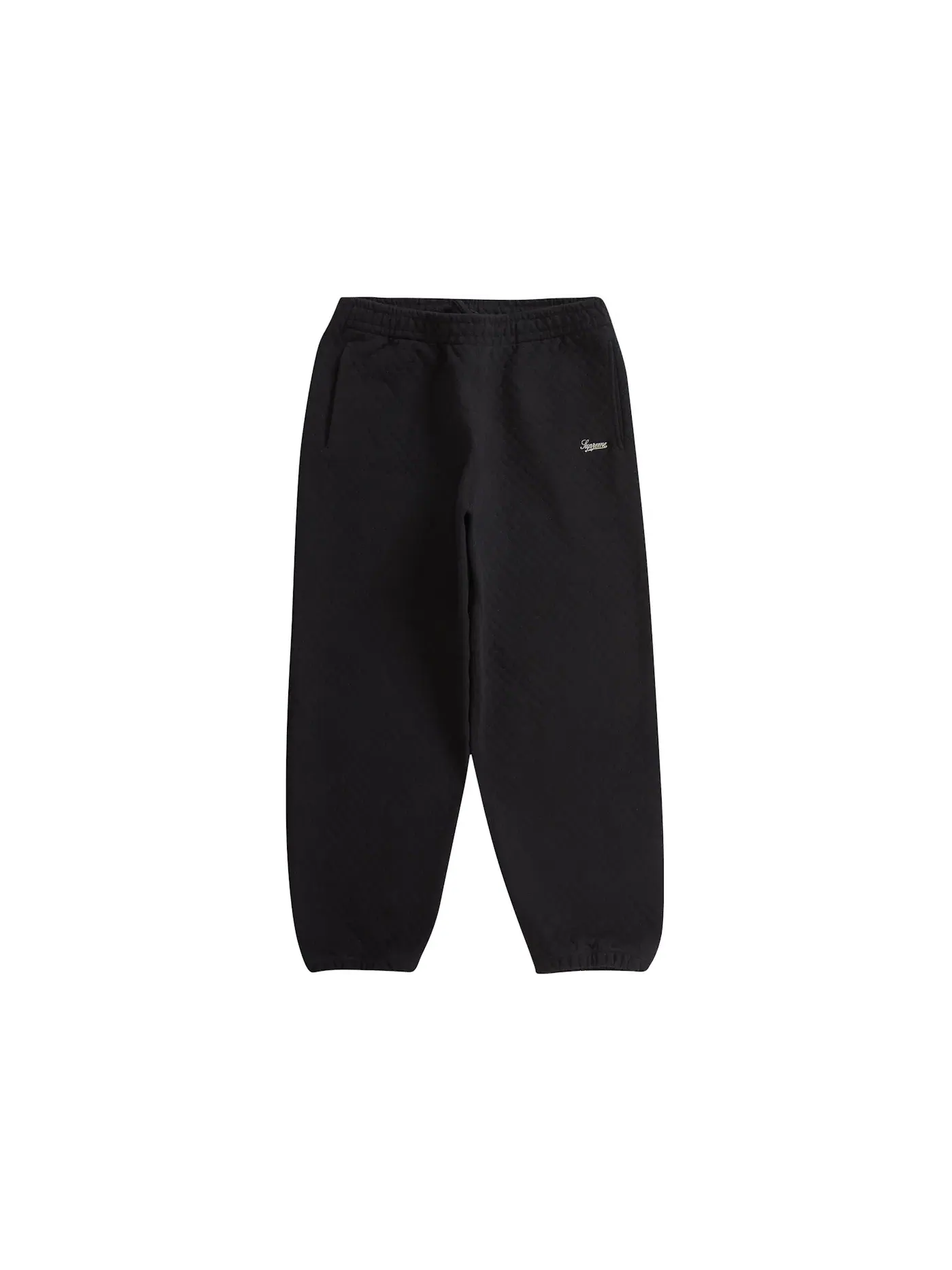 Мужские спортивные штаны с принтом Sweatpant Supreme — изображение 1 из 2, черный