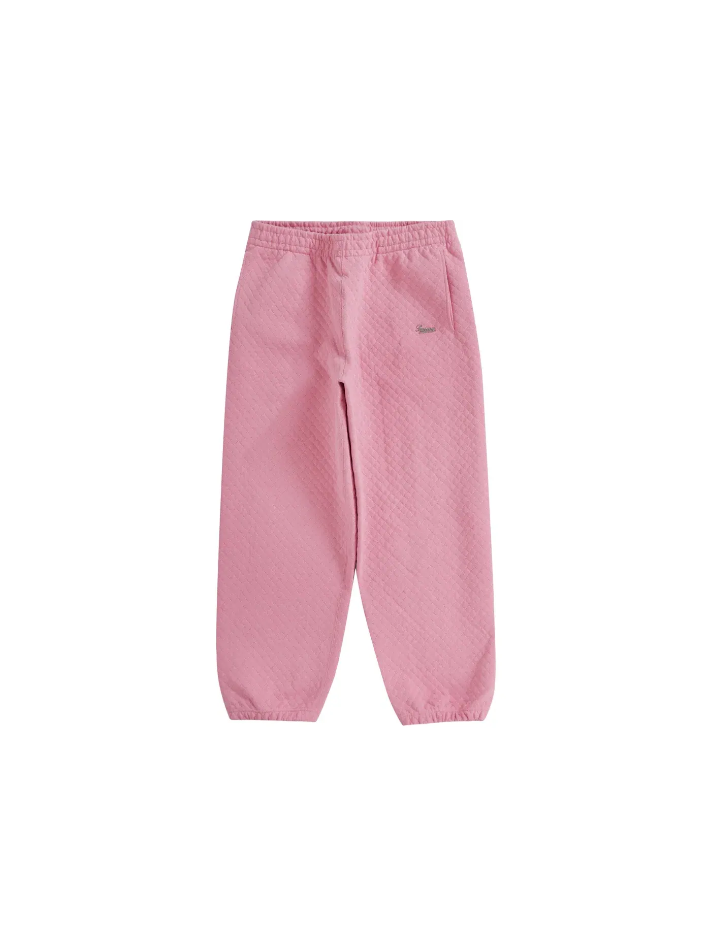 Мужские спортивные штаны стеганые Supreme Sweatpant — изображение 1 из 2, розовый