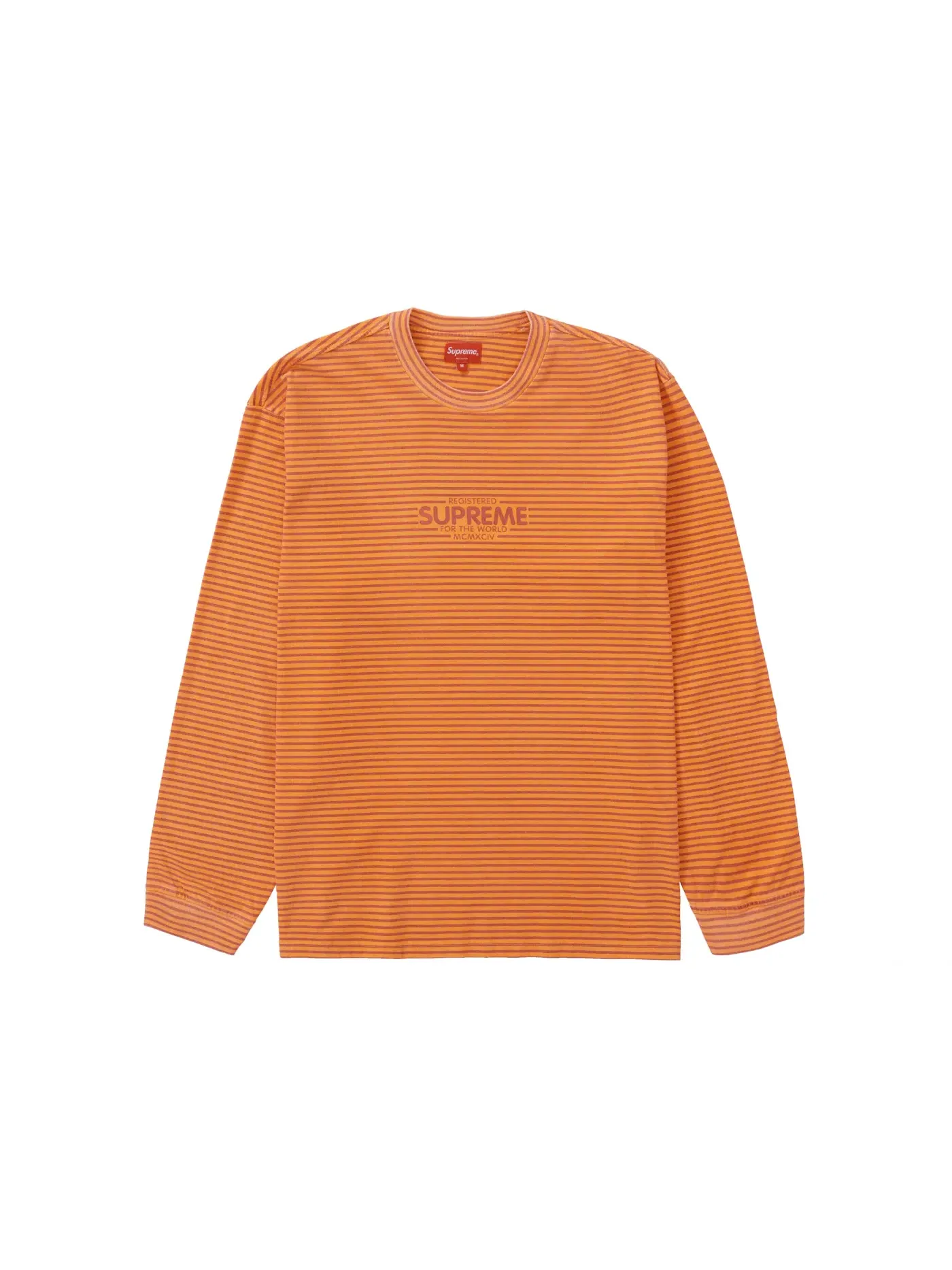 Мужская футболка с длинным рукавом Supreme L/S Top — изображение 1 из 1, оранжевый