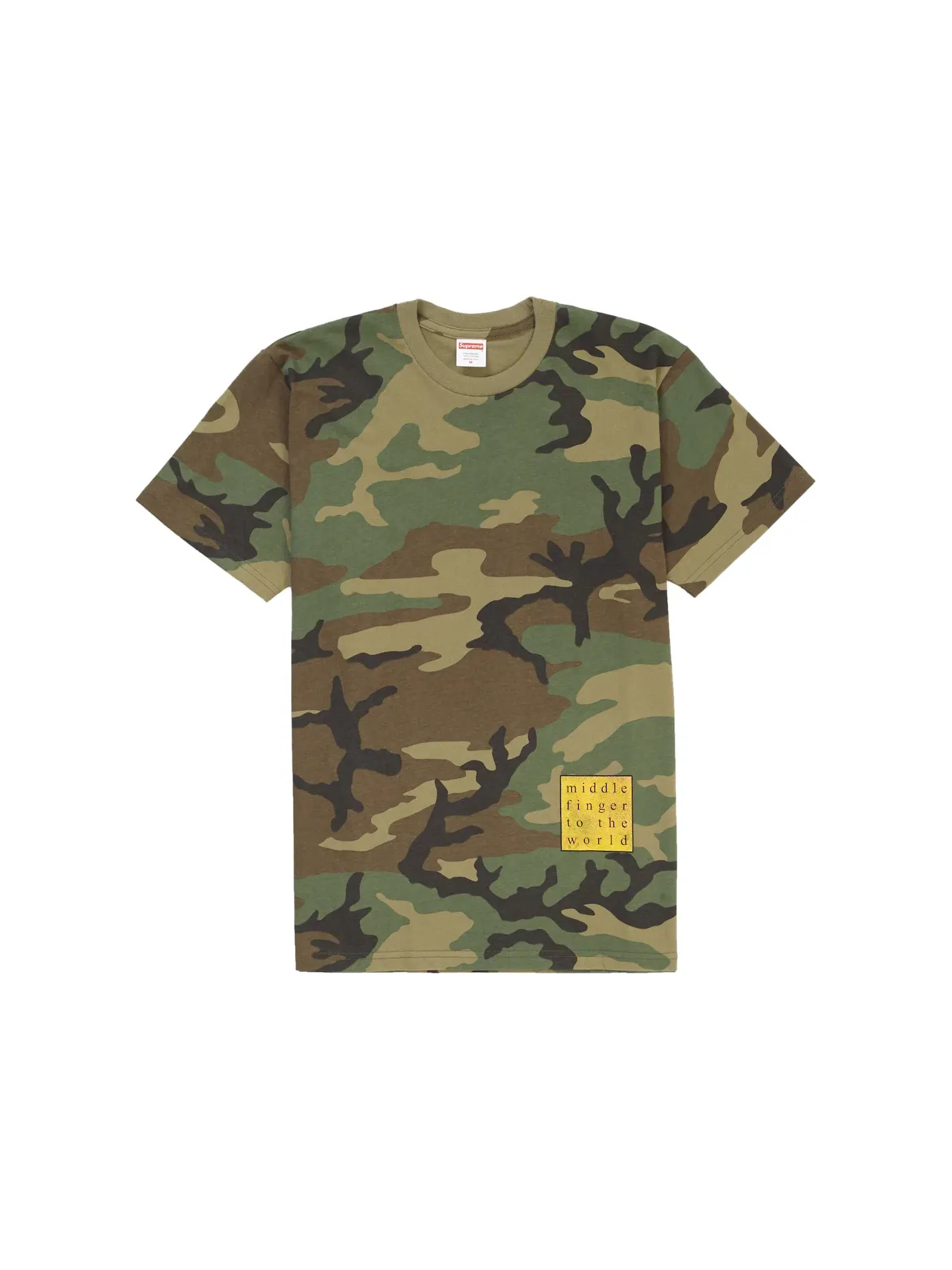 Мужская футболка с принтом Tee Supreme, Woodland Camo — изображение 1 из 1