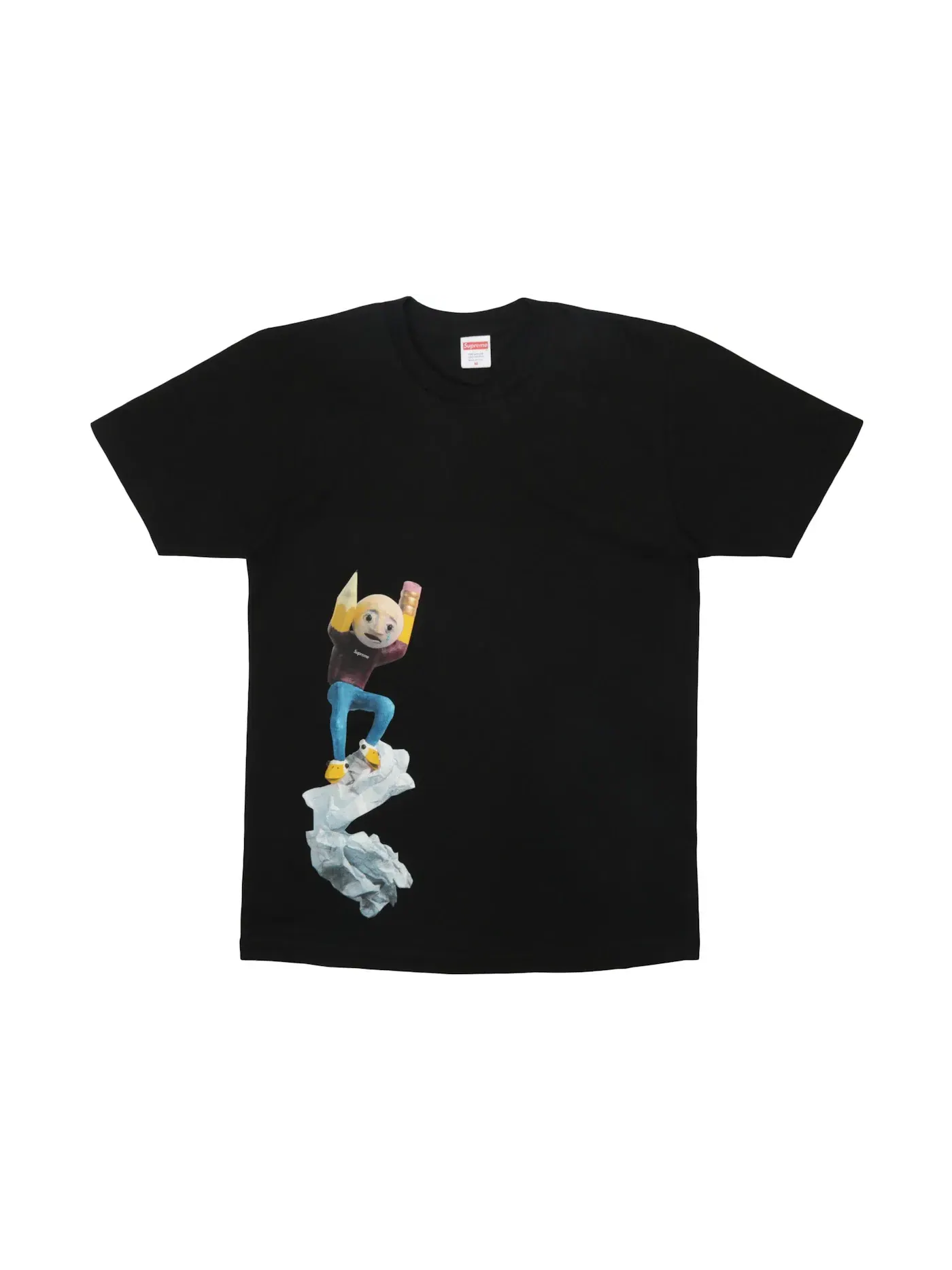 Мужская футболка с принтом Supreme Mike Hill Regretter Tee — изображение 1 из 1, черный