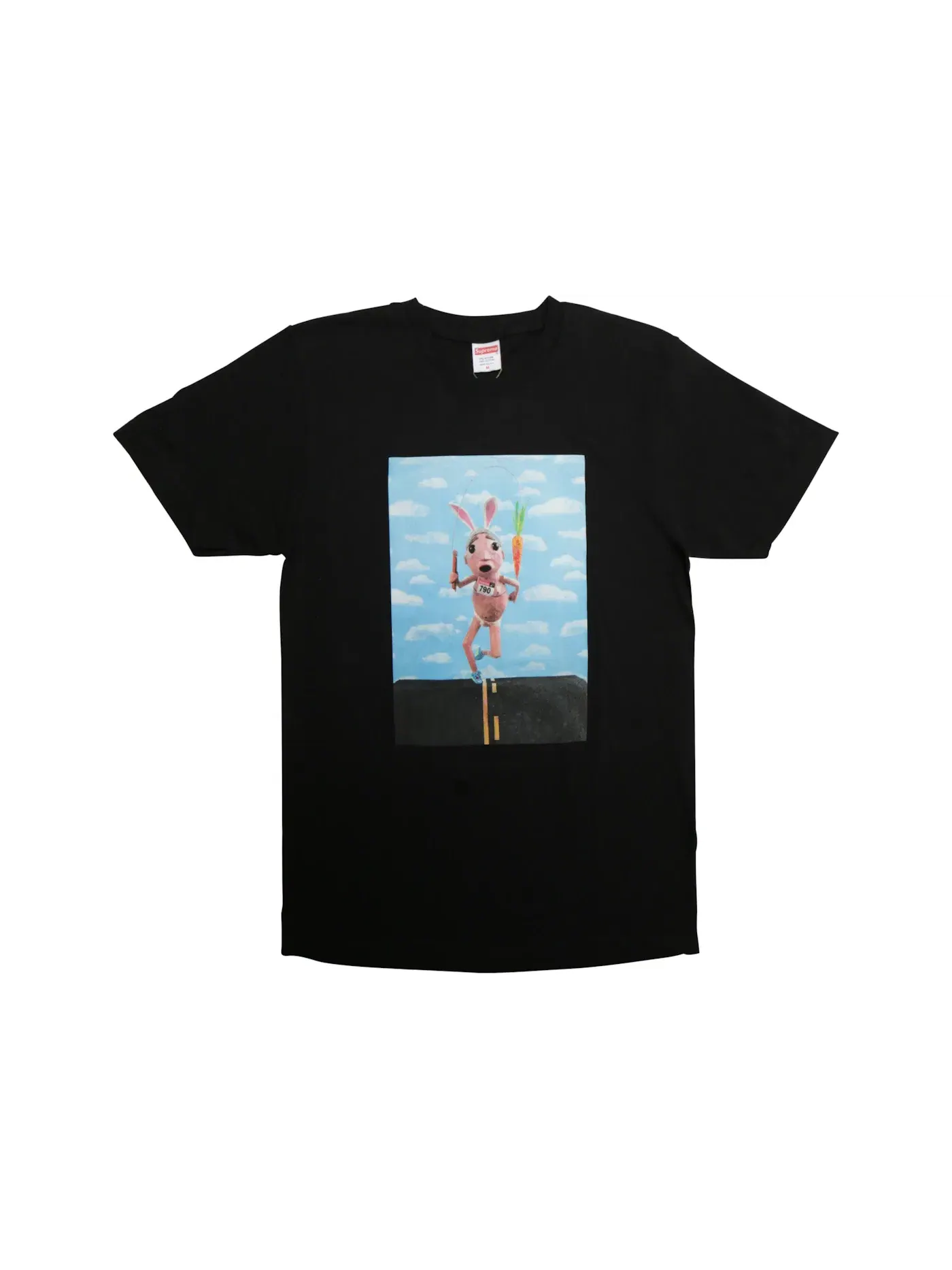 Мужская футболка с принтом Supreme Mike Hill Runner Tee — изображение 1 из 1, черный