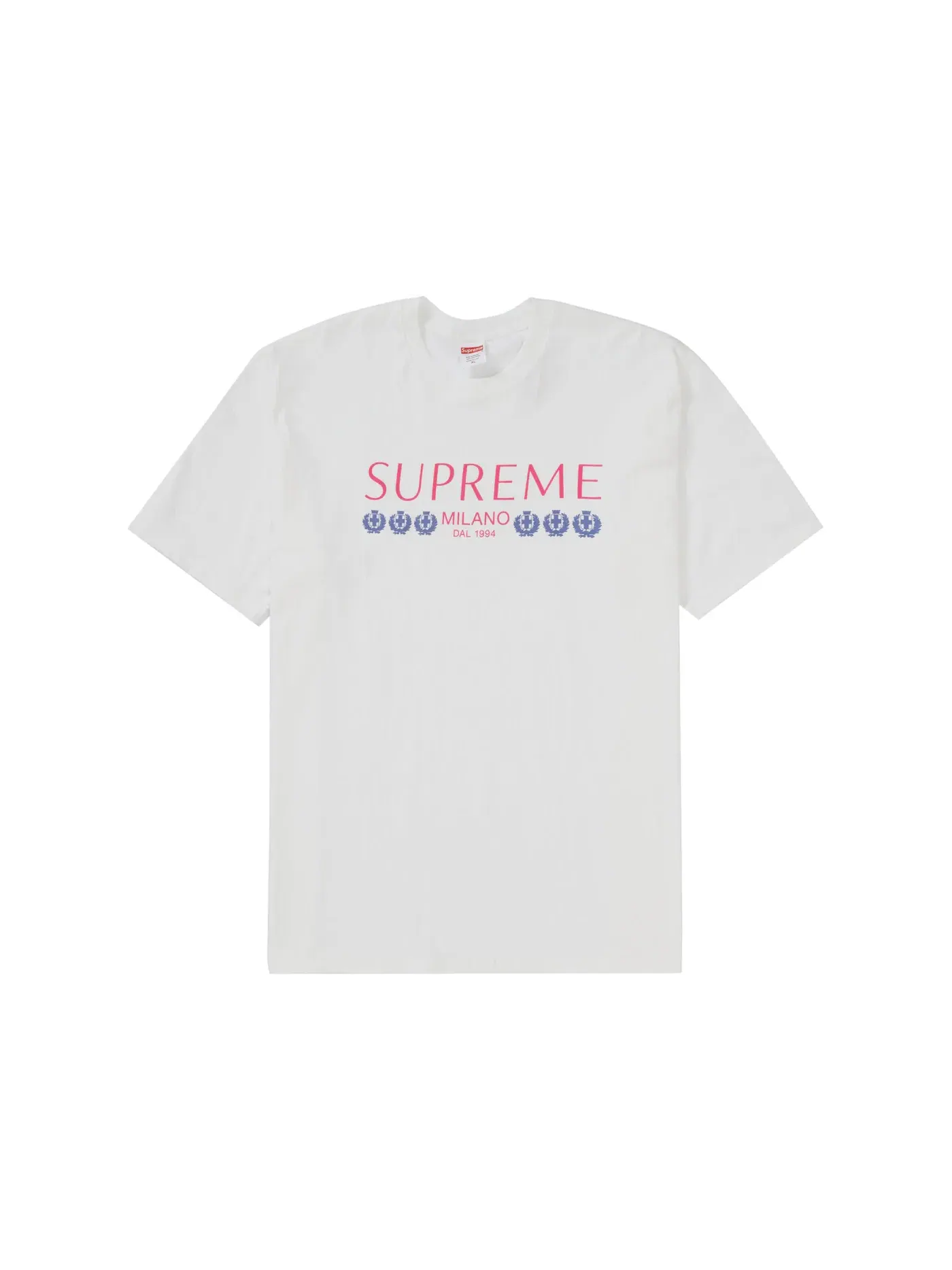 Мужская футболка с принтом Milano Supreme — изображение 1 из 1, белый