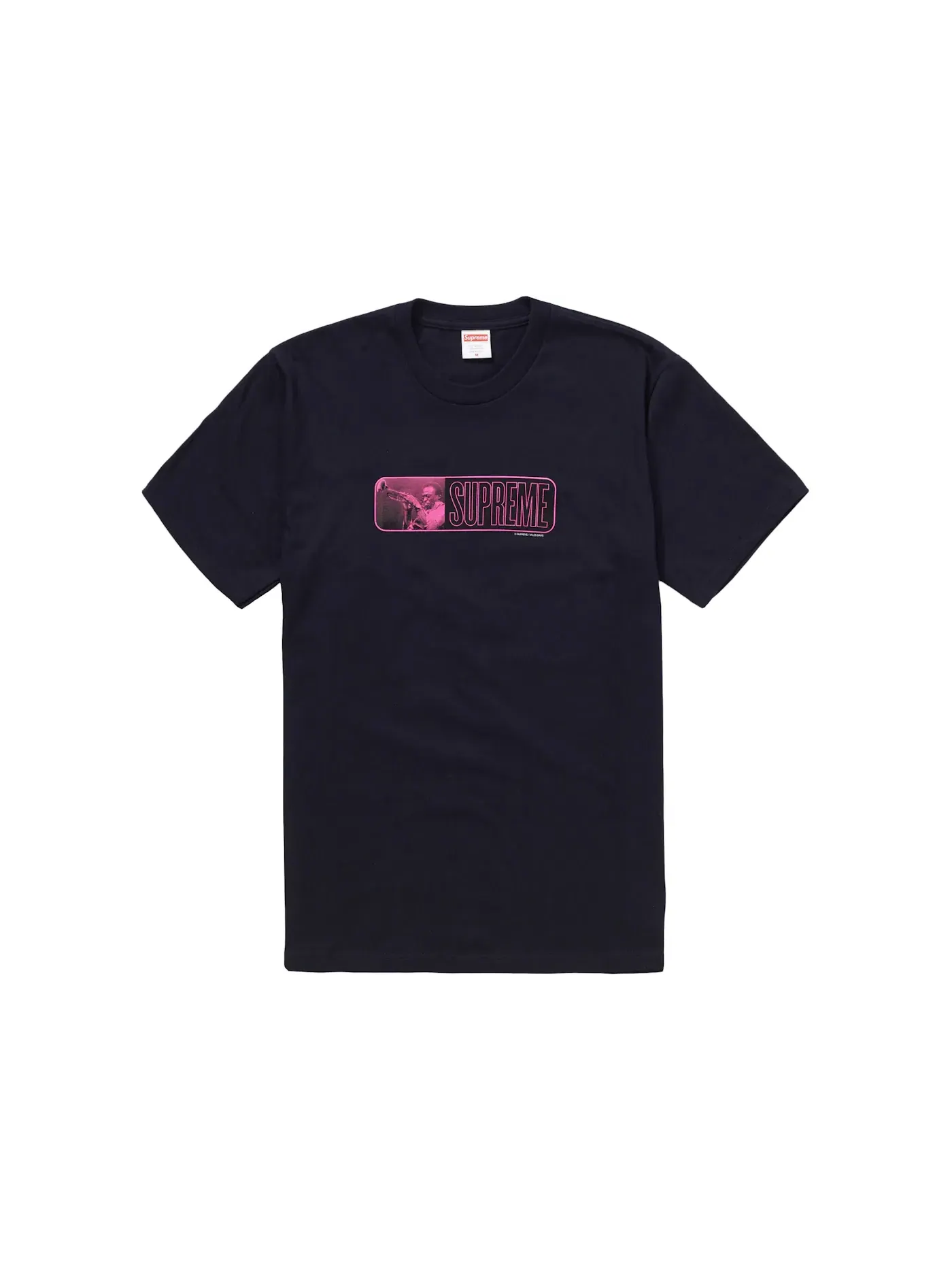 Мужская футболка с принтом Tee Supreme — изображение 1 из 1, темно-синий