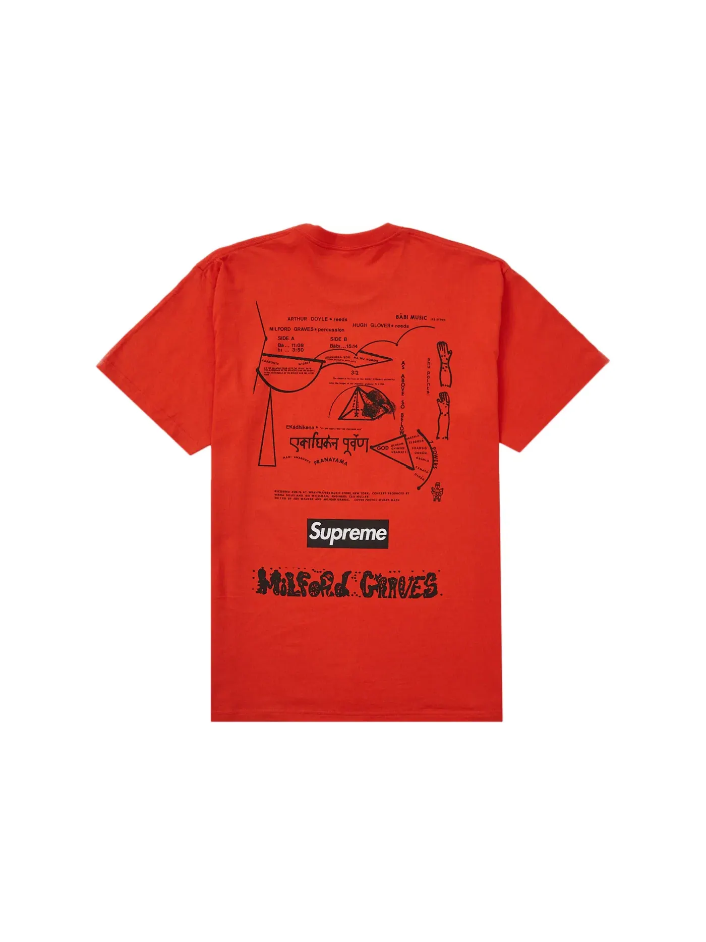 Мужская футболка Supreme Tee — изображение 2 из 2, томатный
