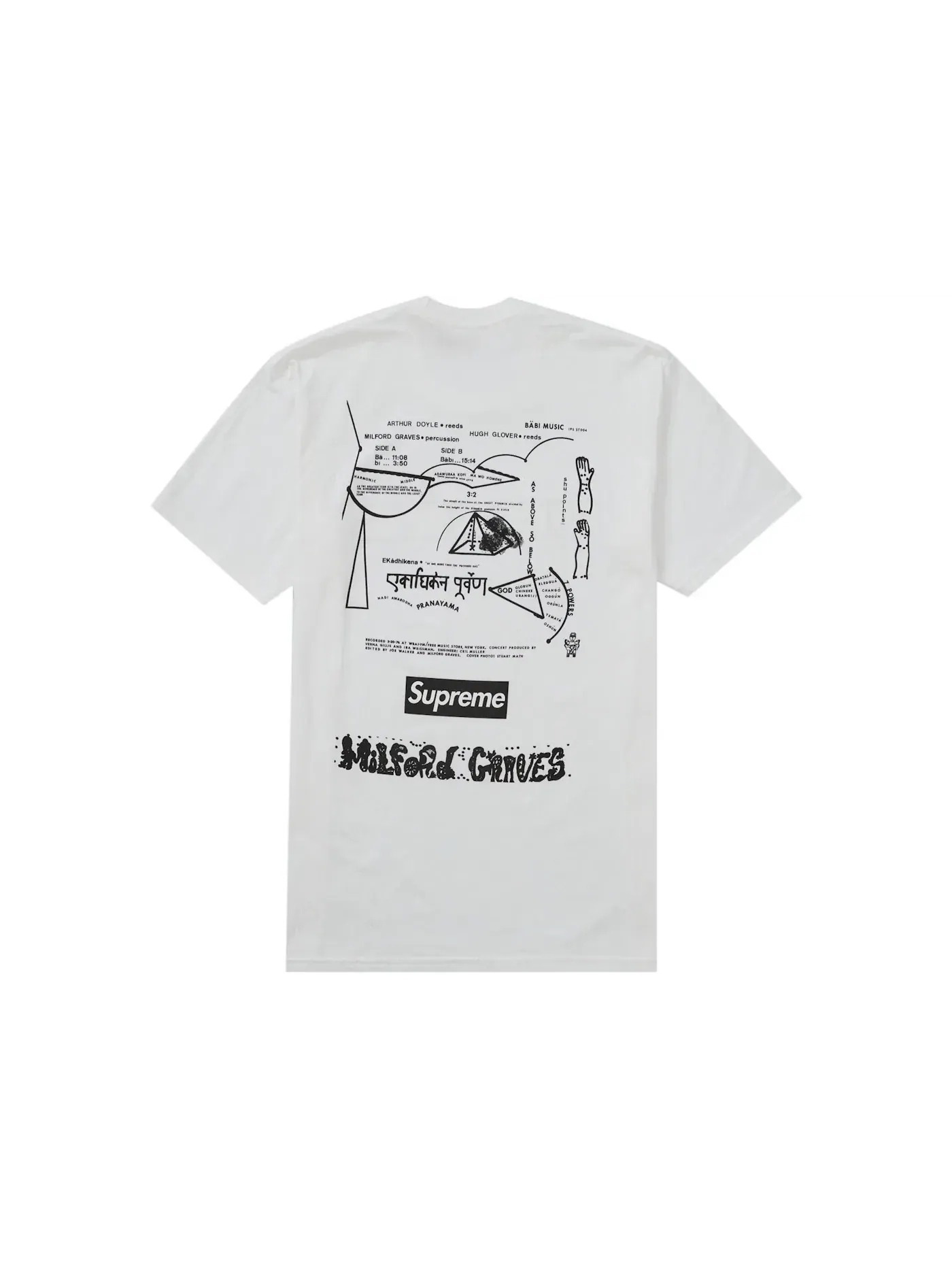 Мужская футболка Supreme Tee — изображение 2 из 2, белый