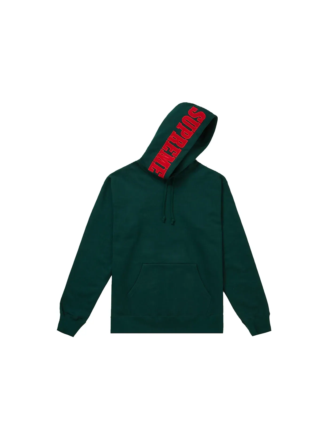 Мужской худи с принтом Supreme Sweatshirt (FW19) — изображение 2 из 2, темный зеленый