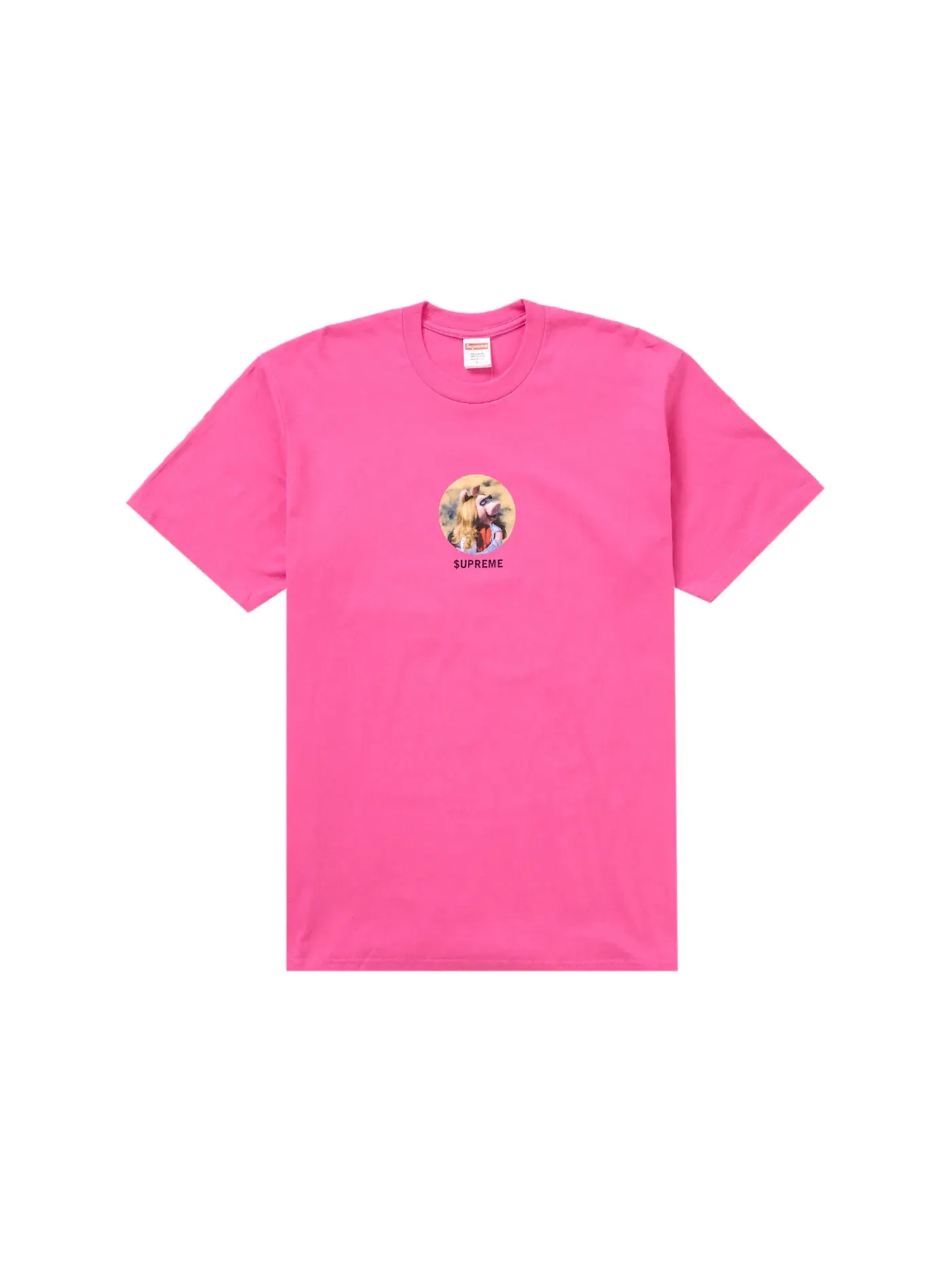 Мужская футболка с принтом Tee Supreme — изображение 1 из 2, фуксия
