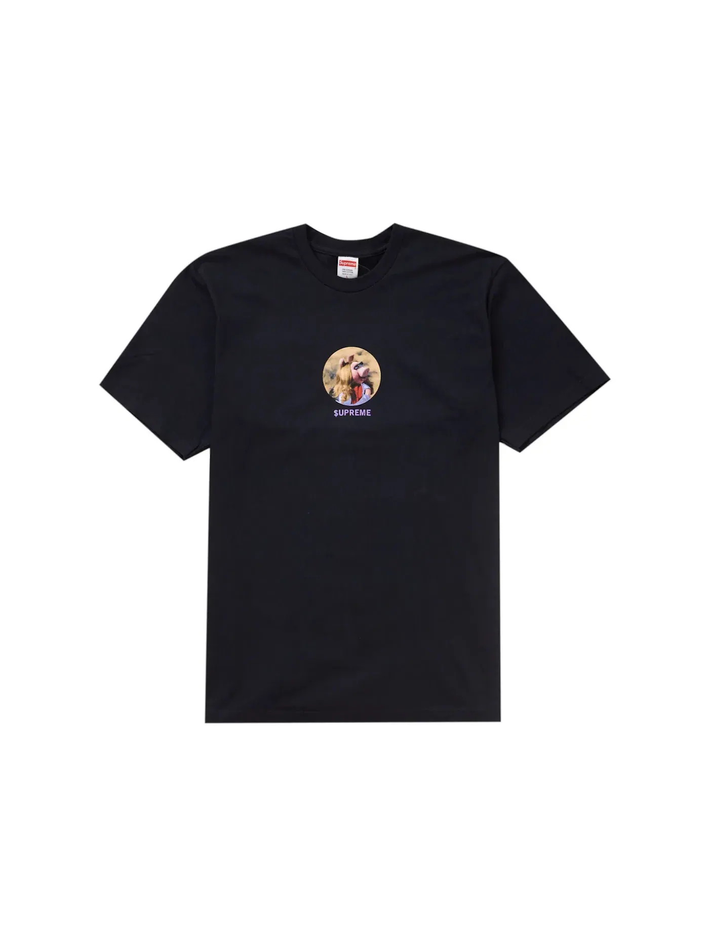 Мужская футболка с принтом Supreme Tee — изображение 1 из 2, темно-синий