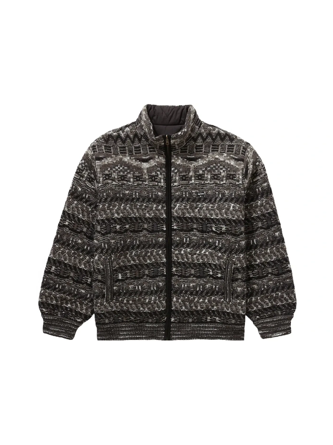 Мужская куртка Supreme Missoni Reversible Knit Jacket — изображение 1 из 3, черный