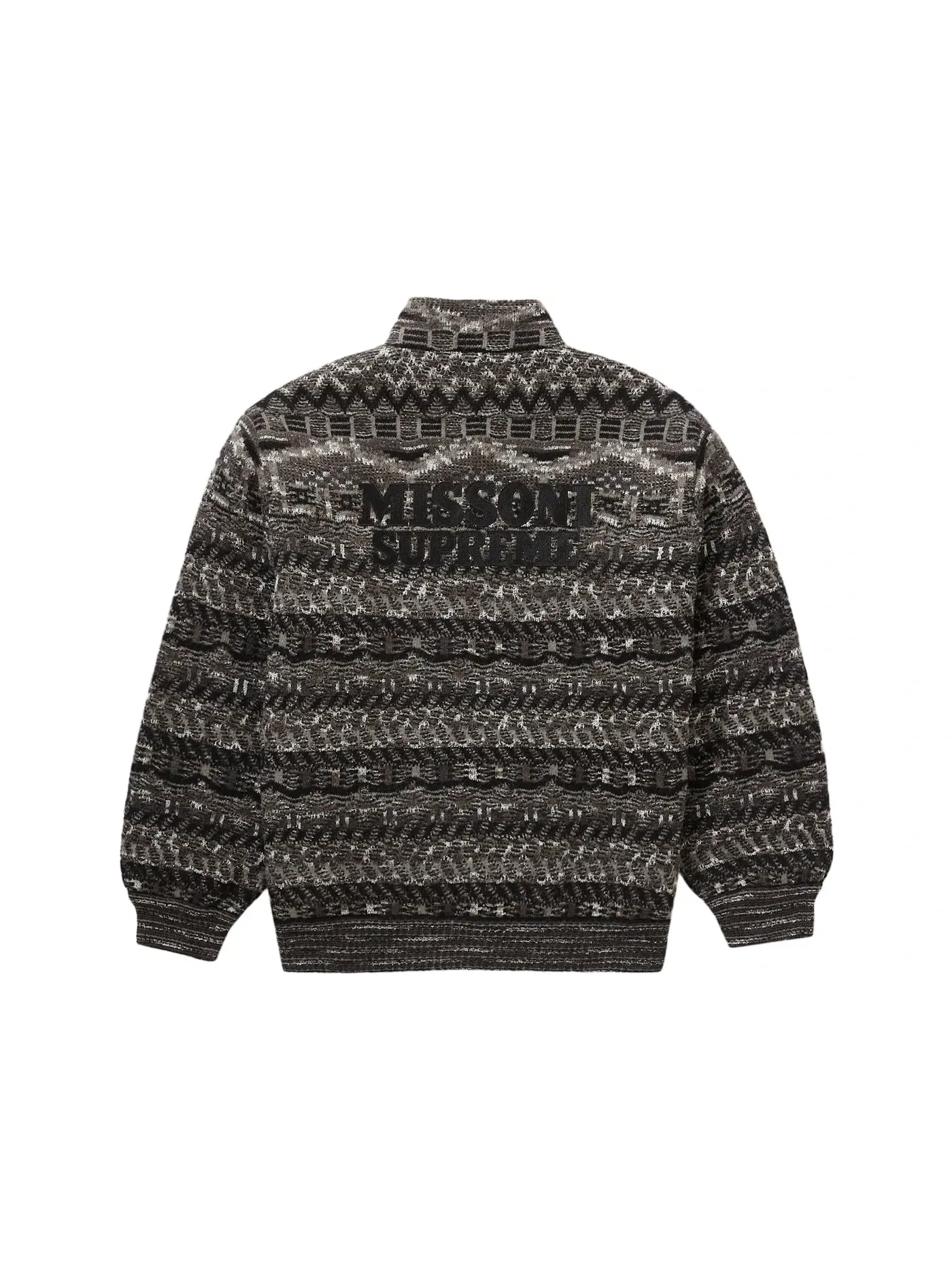 Мужская куртка Supreme Missoni Reversible Knit Jacket — изображение 2 из 3, черный