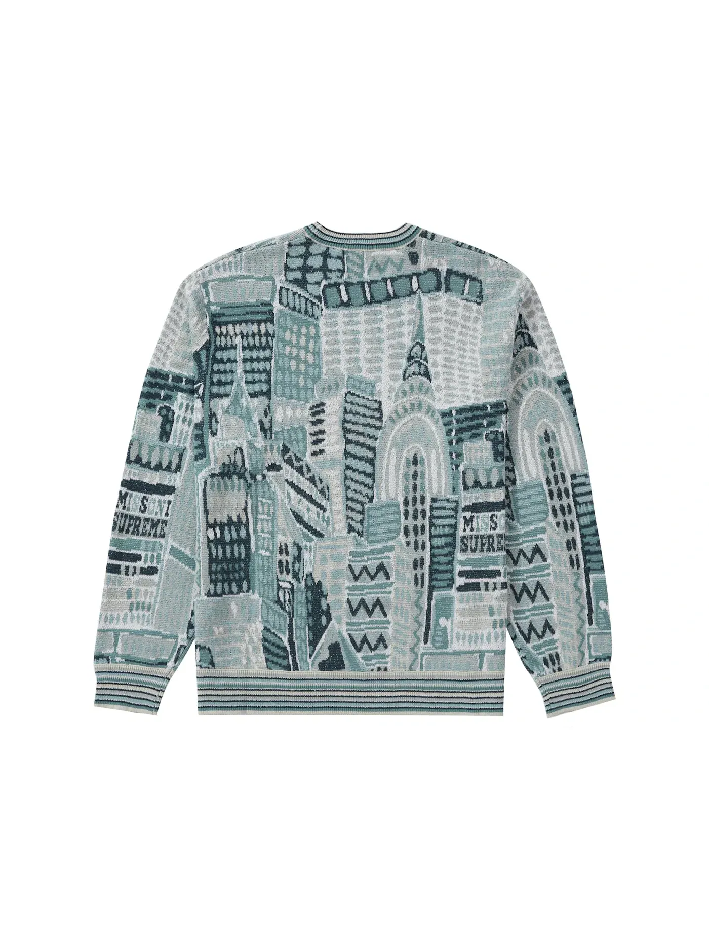Мужской свитер с узором Missoni Supreme — изображение 2 из 2, белый