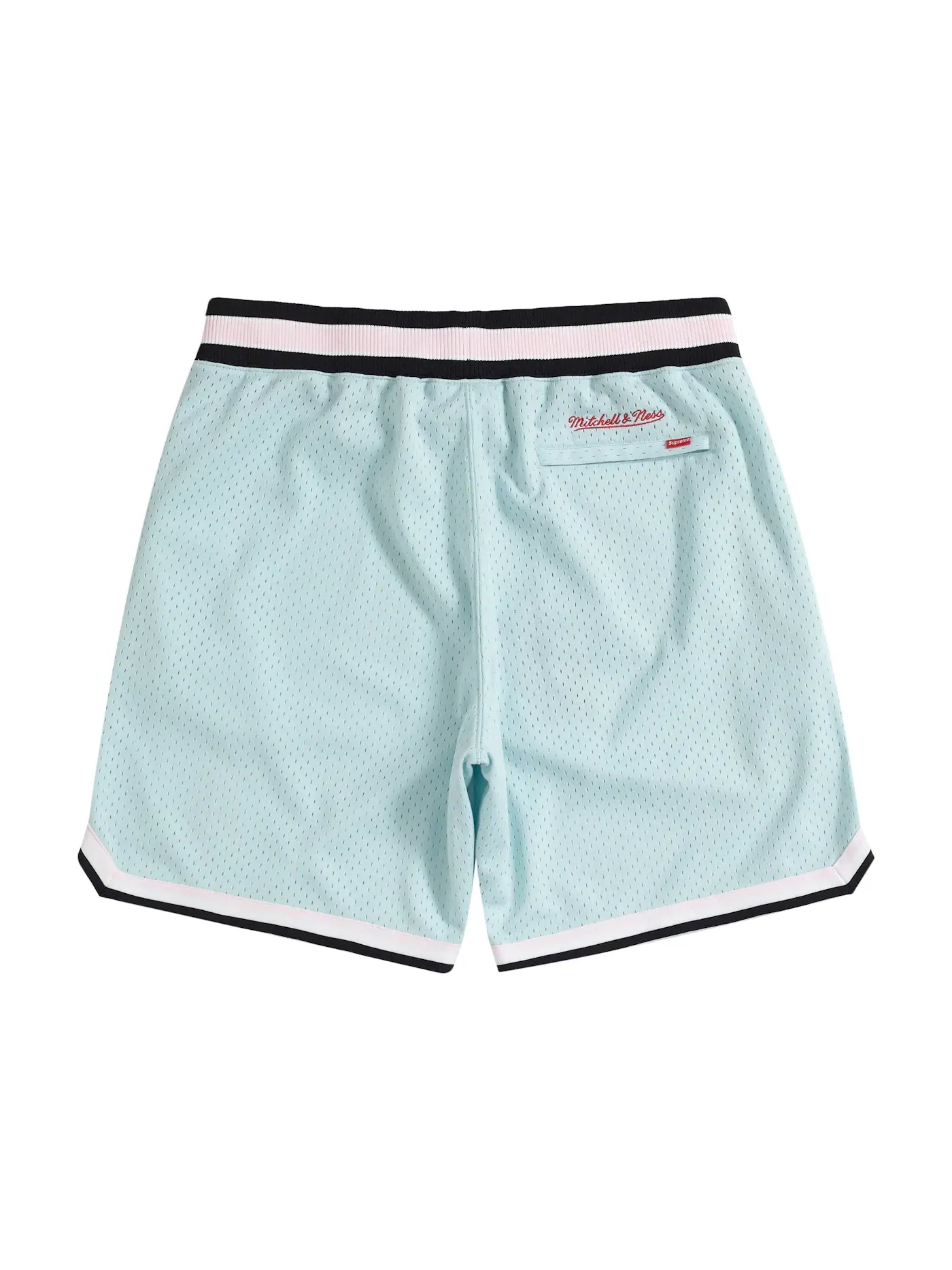 Мужские шорты Supreme Mitchell & Ness Basketball Short — изображение 2 из 2, светлый синий